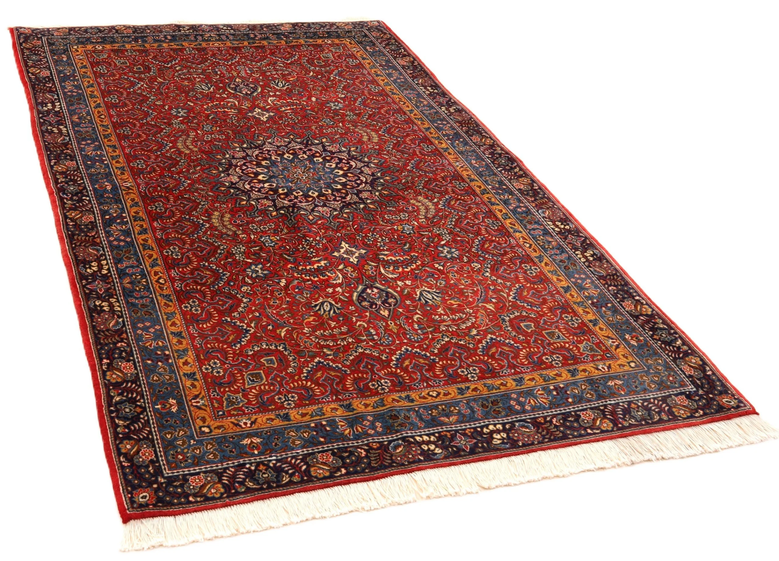 Persian Rug — hand-knotted, 207 × 131 cm, Wool