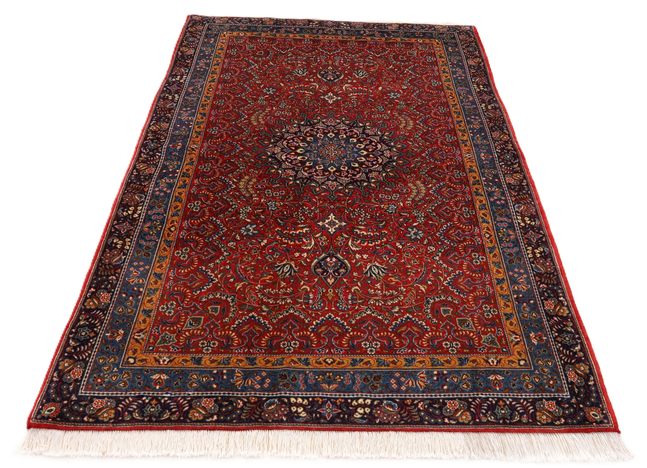 Persian Rug — hand-knotted, 207 × 131 cm, Wool