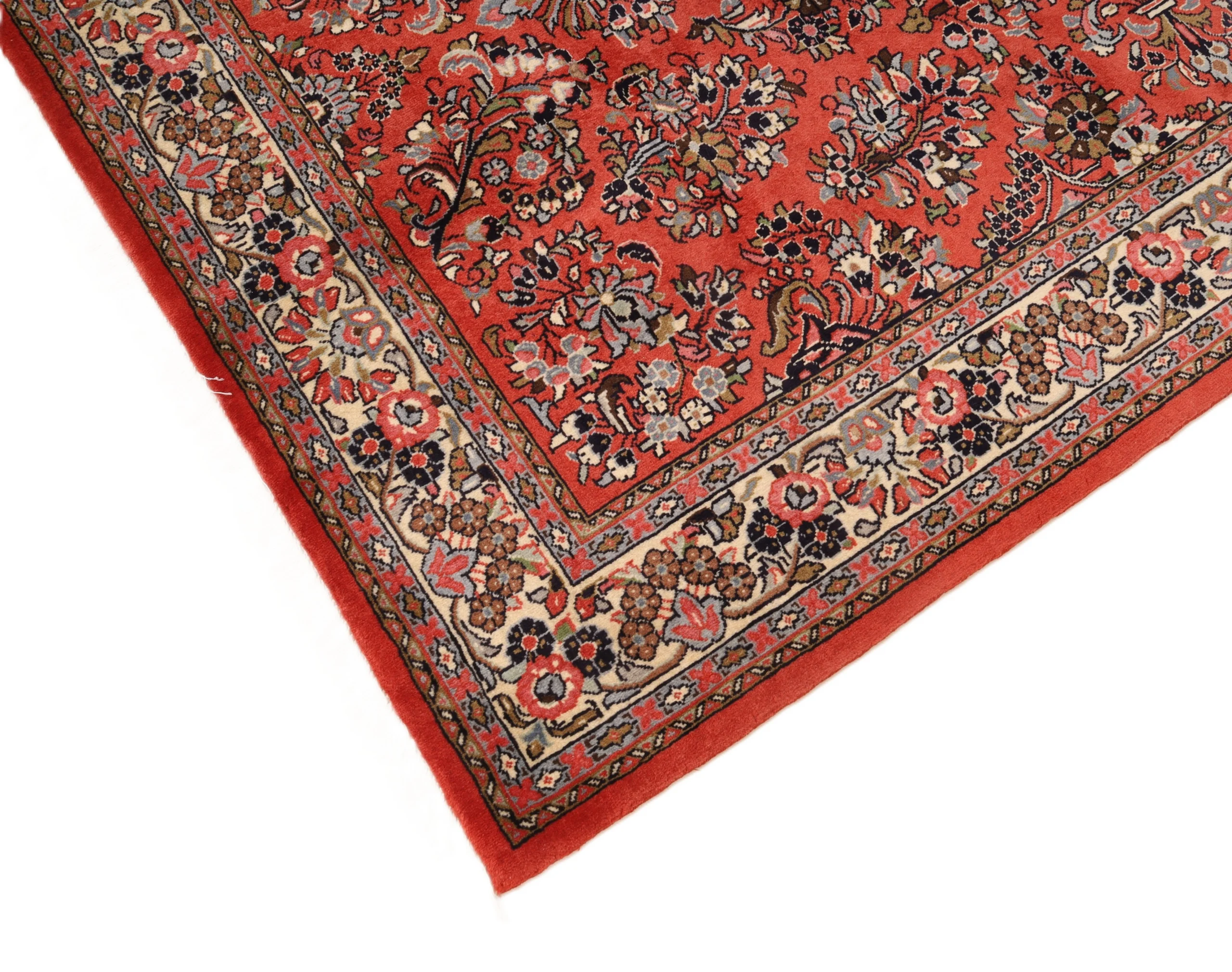 Sarouk Persian Rug — hand-knotted, 210 × 146 cm, Wool