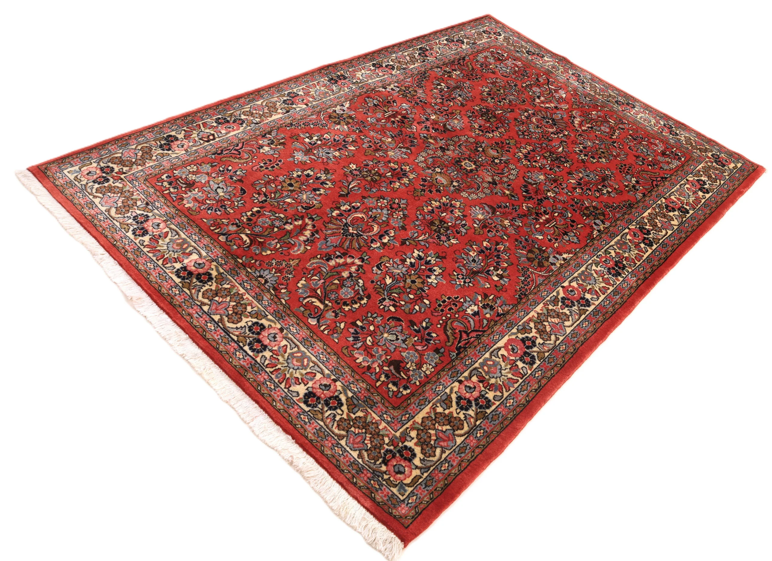 Sarouk Persian Rug — hand-knotted, 210 × 146 cm, Wool
