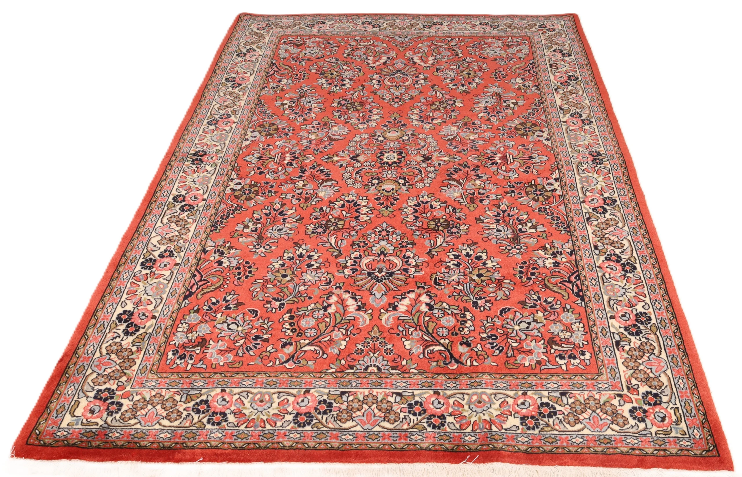 Sarouk Persian Rug — hand-knotted, 210 × 146 cm, Wool