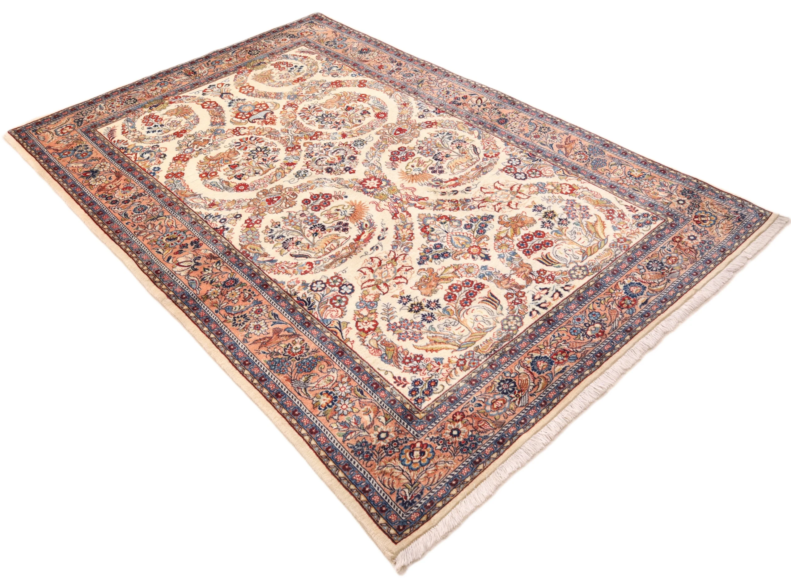 Sarouk Persian Rug — hand-knotted, 210 × 137 cm, Wool