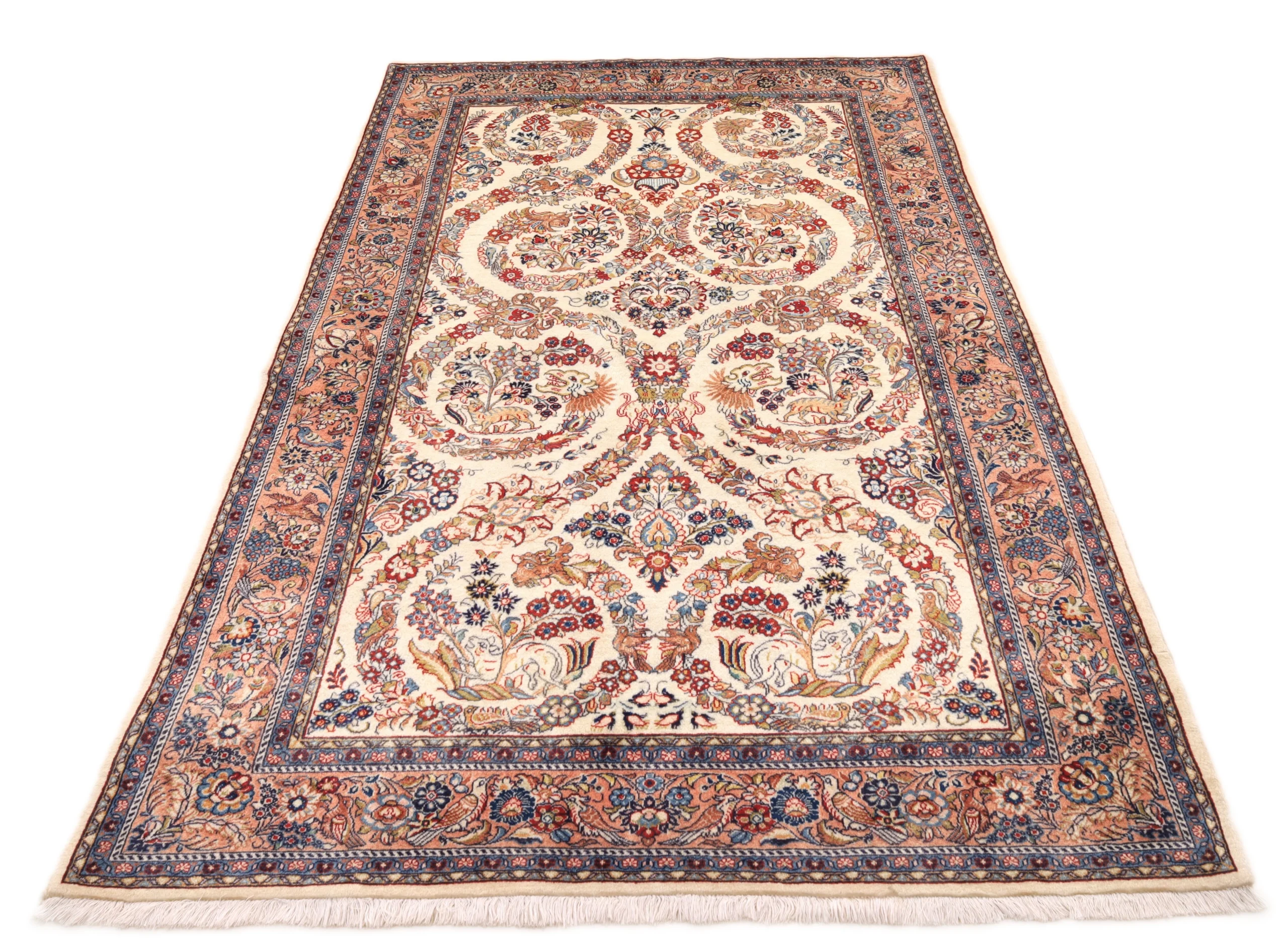 Sarouk Persian Rug — hand-knotted, 210 × 137 cm, Wool