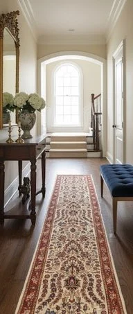 Sarouk Persian Rug 457 × 78 cm, Wool, hand-knotted
