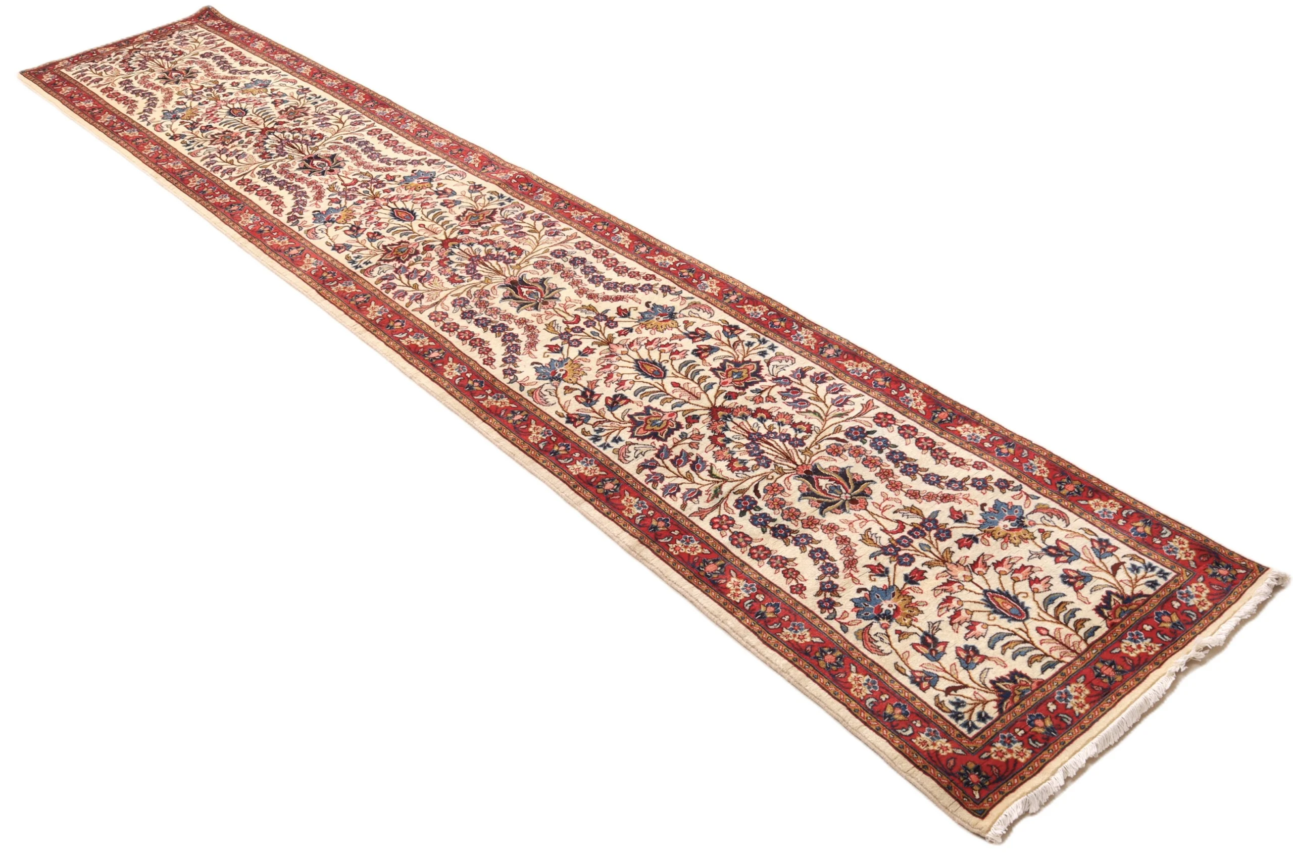 Sarouk Persian Rug 457 × 78 cm, Wool, hand-knotted
