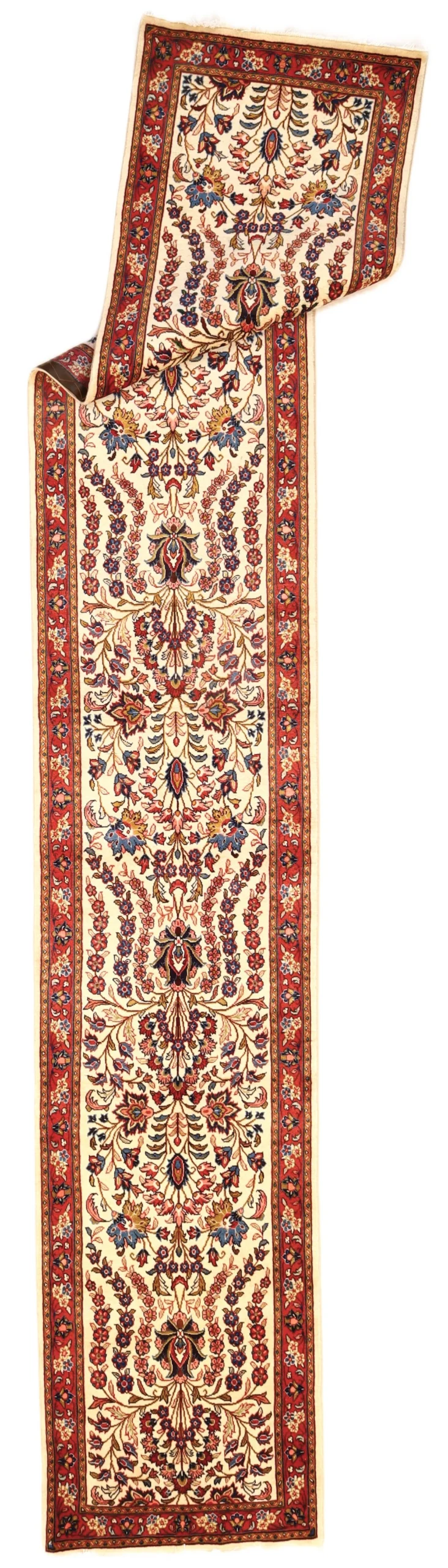 Sarouk Persian Rug 457 × 78 cm, Wool, hand-knotted