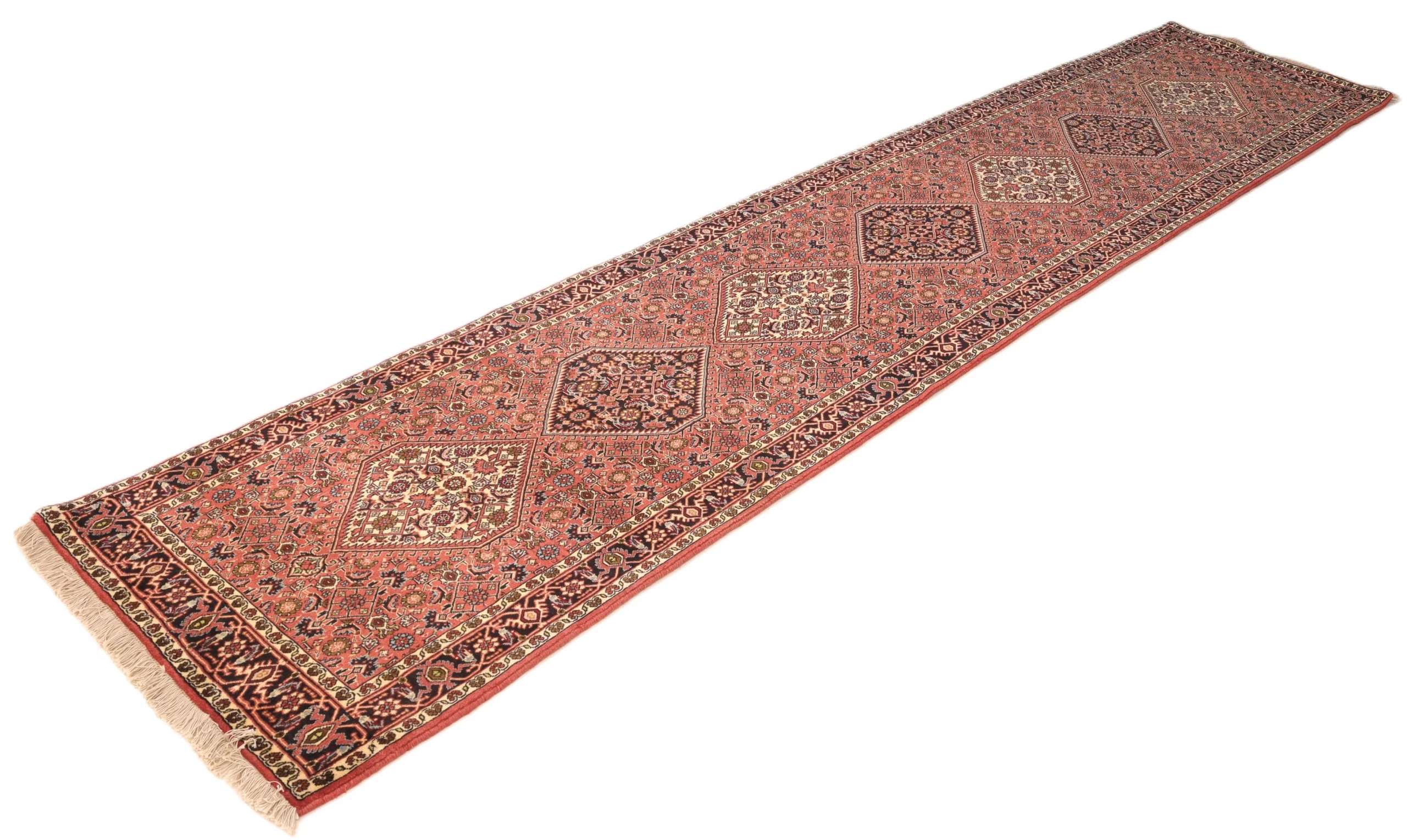 Bijar Persian Rug — hand-knotted, 415 × 87 cm, Wool