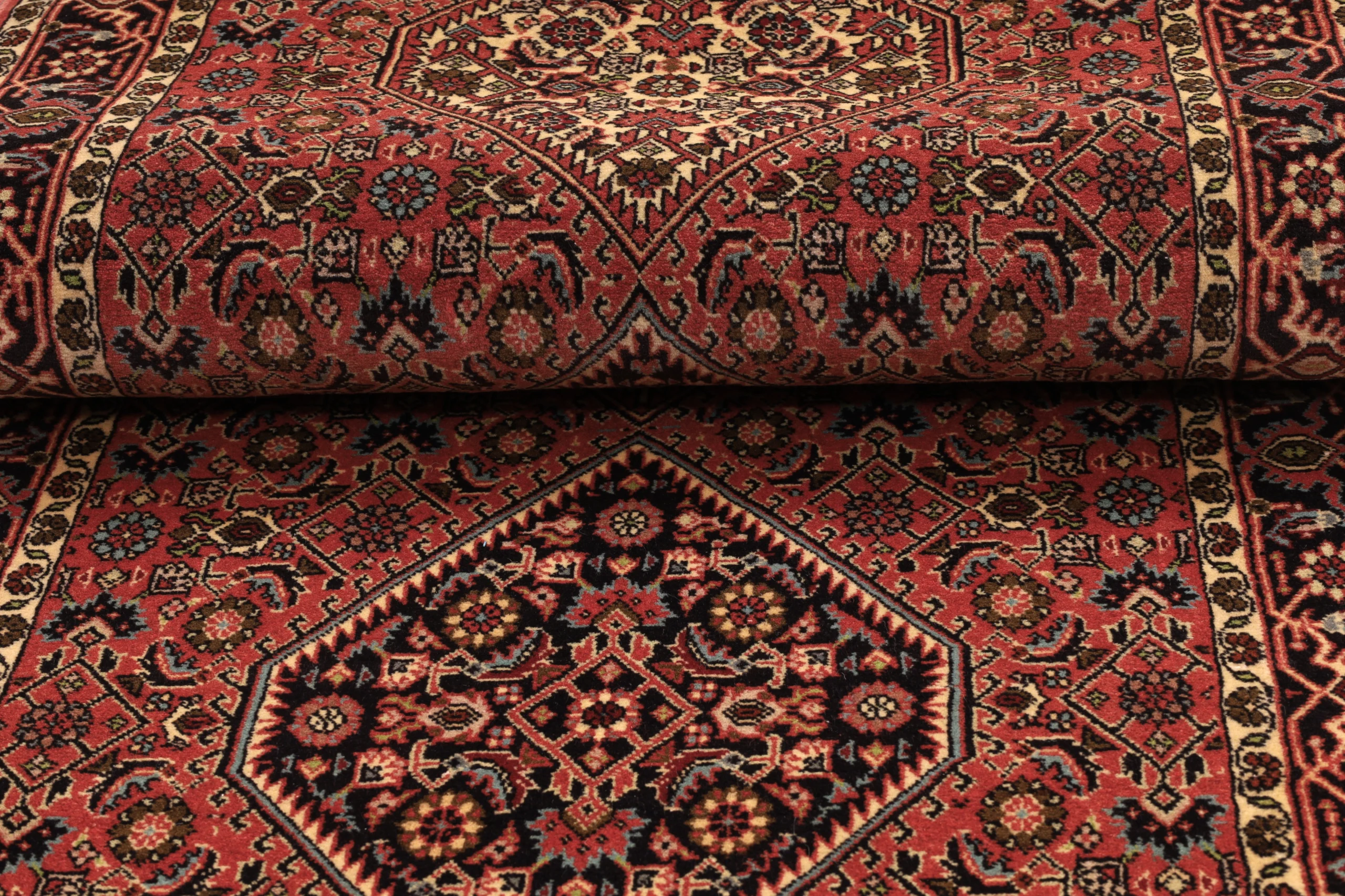 Bijar Persian Rug — hand-knotted, 415 × 87 cm, Wool