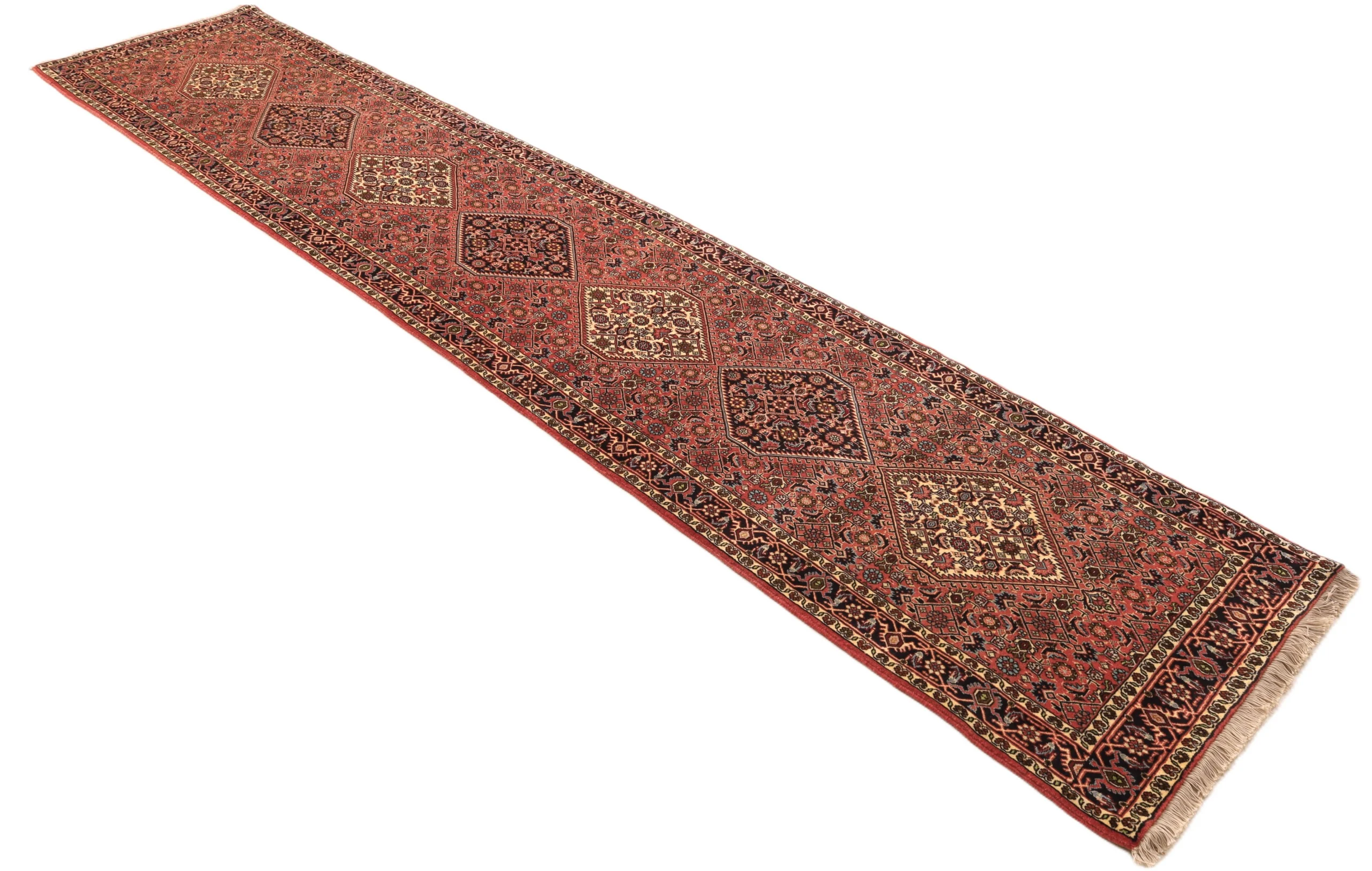 Bijar Persian Rug — hand-knotted, 415 × 87 cm, Wool
