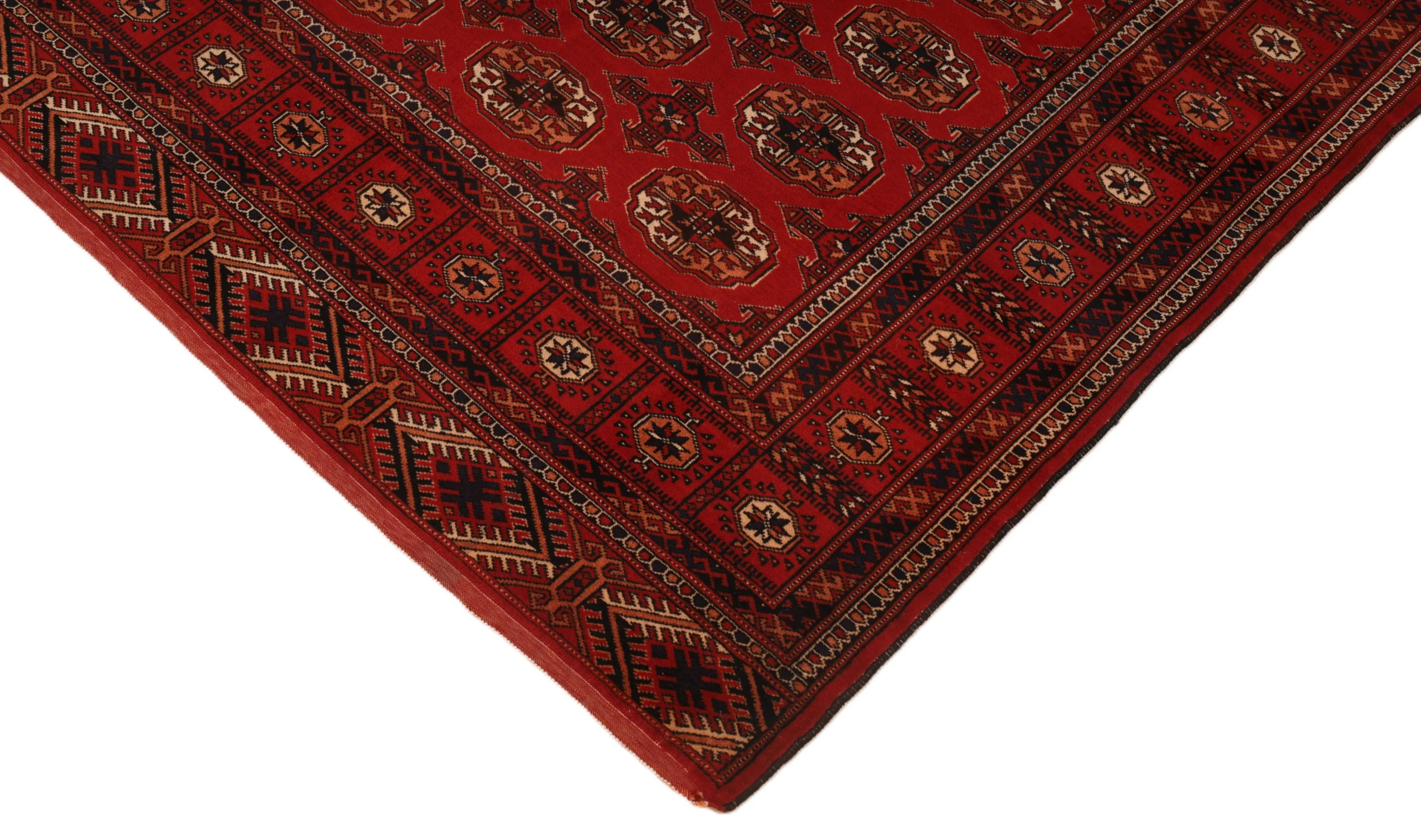 Turkmen Persian Rug 198 × 135 cm, Wool, hand-knotted