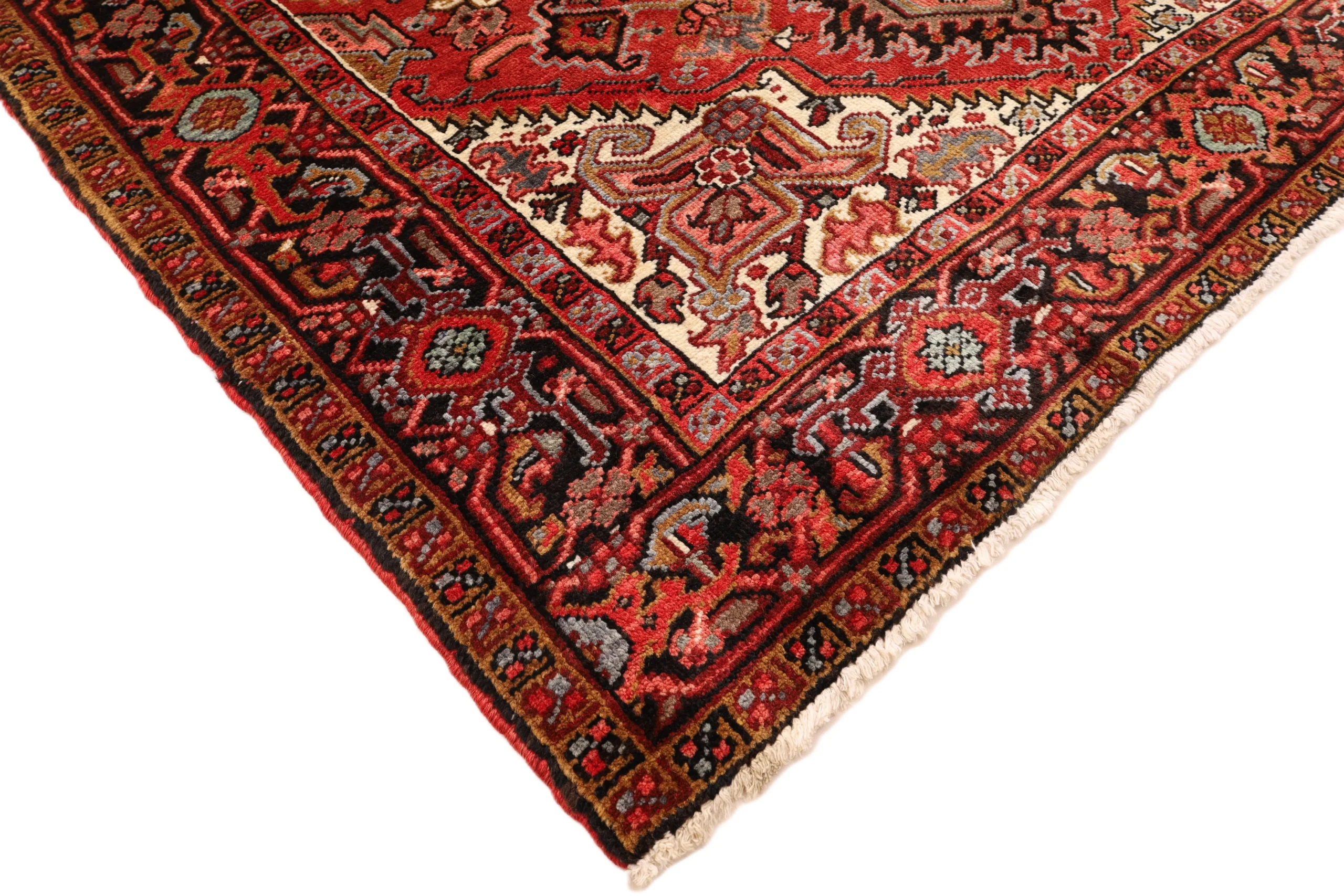 perserteppich-heriz-204-x-148-cm-wolle-handgeknupft-rot-orange-40-scaled Heriz Persian Rug 204 × 148 cm, Wool, hand-knotted
