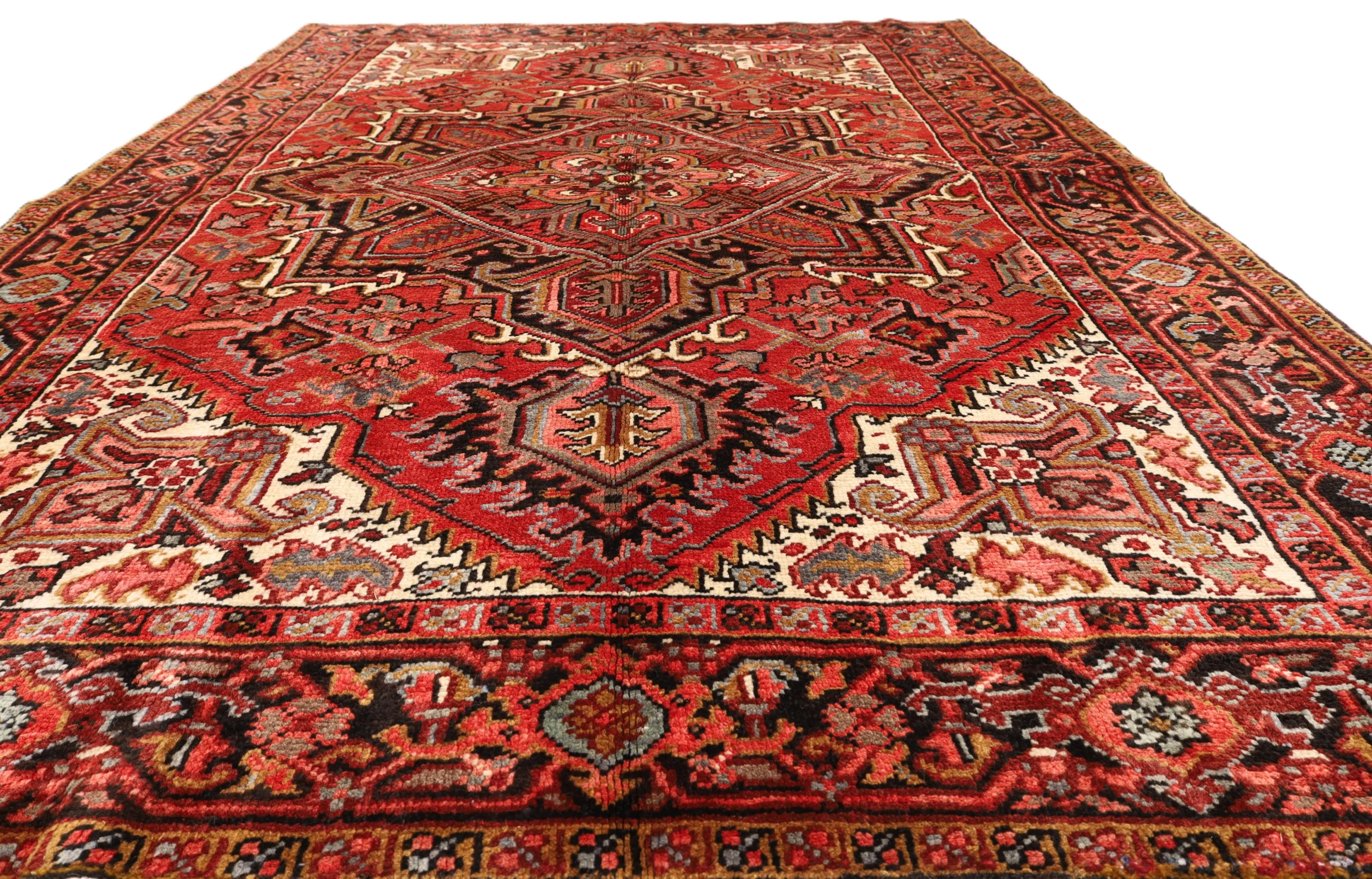 perserteppich-heriz-204-x-148-cm-wolle-handgeknupft-rot-orange-42-scaled Heriz Persian Rug 204 × 148 cm, Wool, hand-knotted