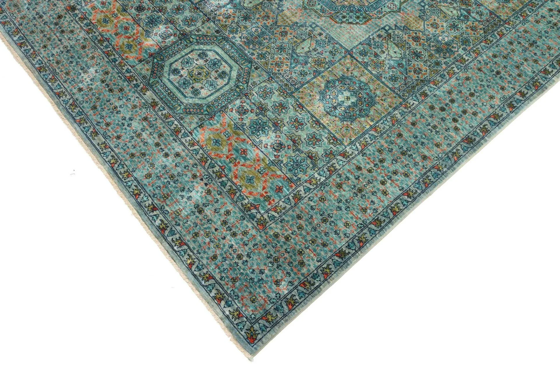 Mamluk Pakistani Rug 169 × 232 cm, Wool, hand-knotted