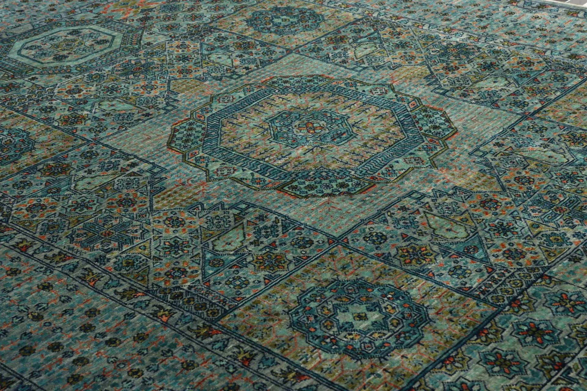 Mamluk Pakistani Rug 169 × 232 cm, Wool, hand-knotted