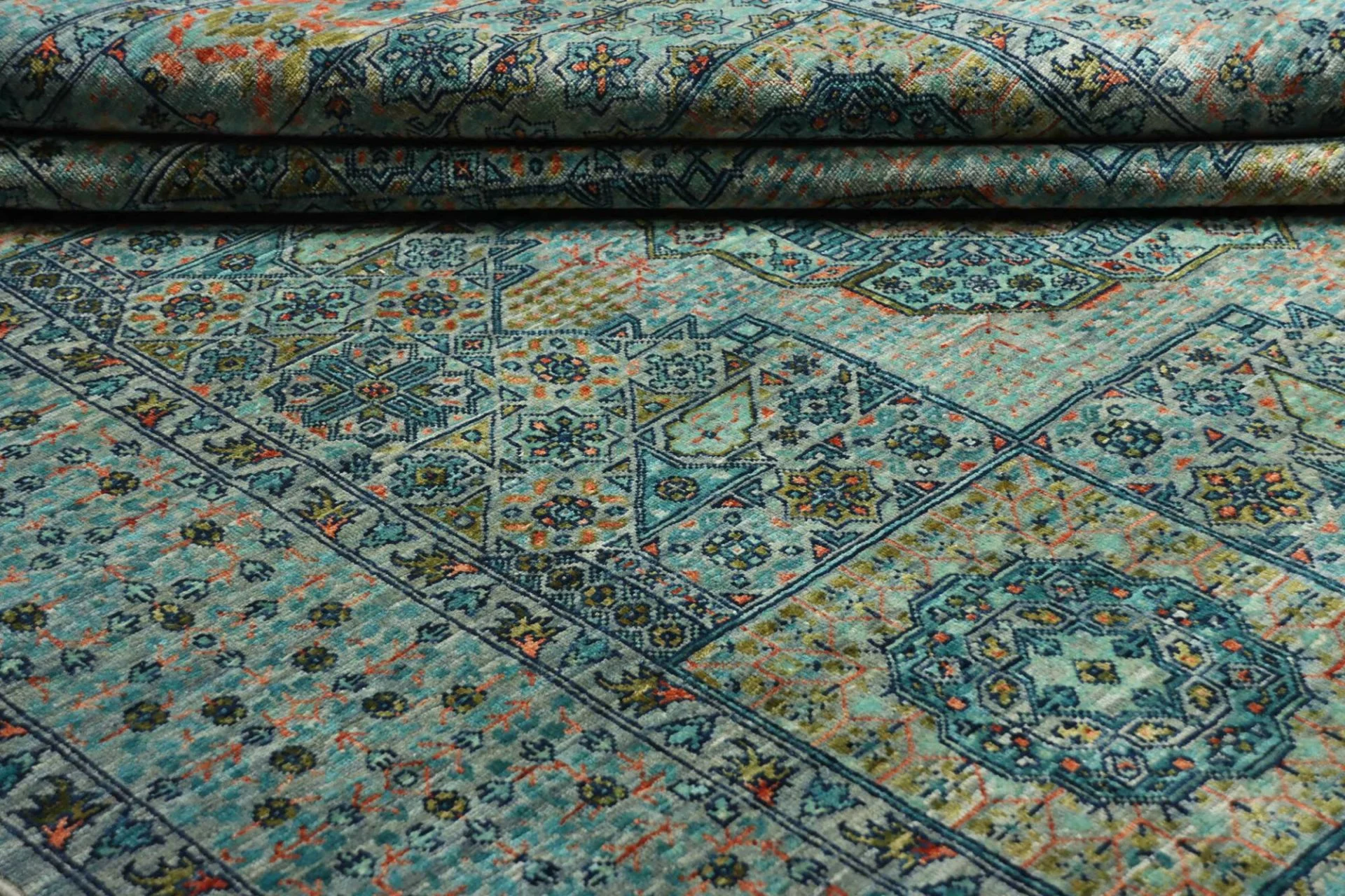 Mamluk Pakistani Rug 169 × 232 cm, Wool, hand-knotted
