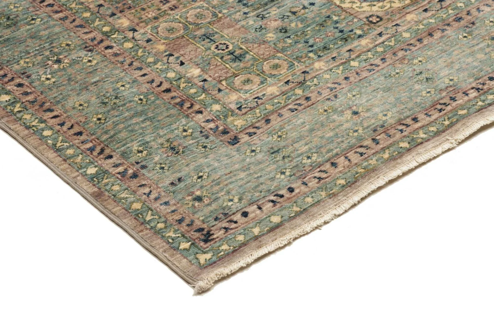 Mamluk Pakistani Rug — hand-knotted, 128 × 182 cm, Wool