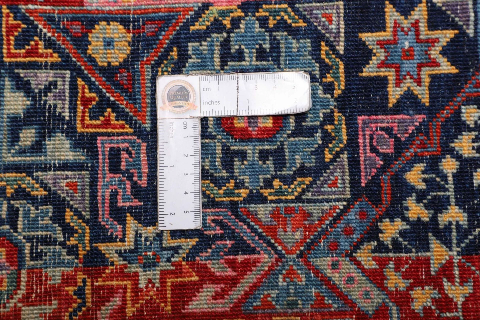 Hand-Knotted Wool Mamluk Pakistani Rug, 86 × 392 cm