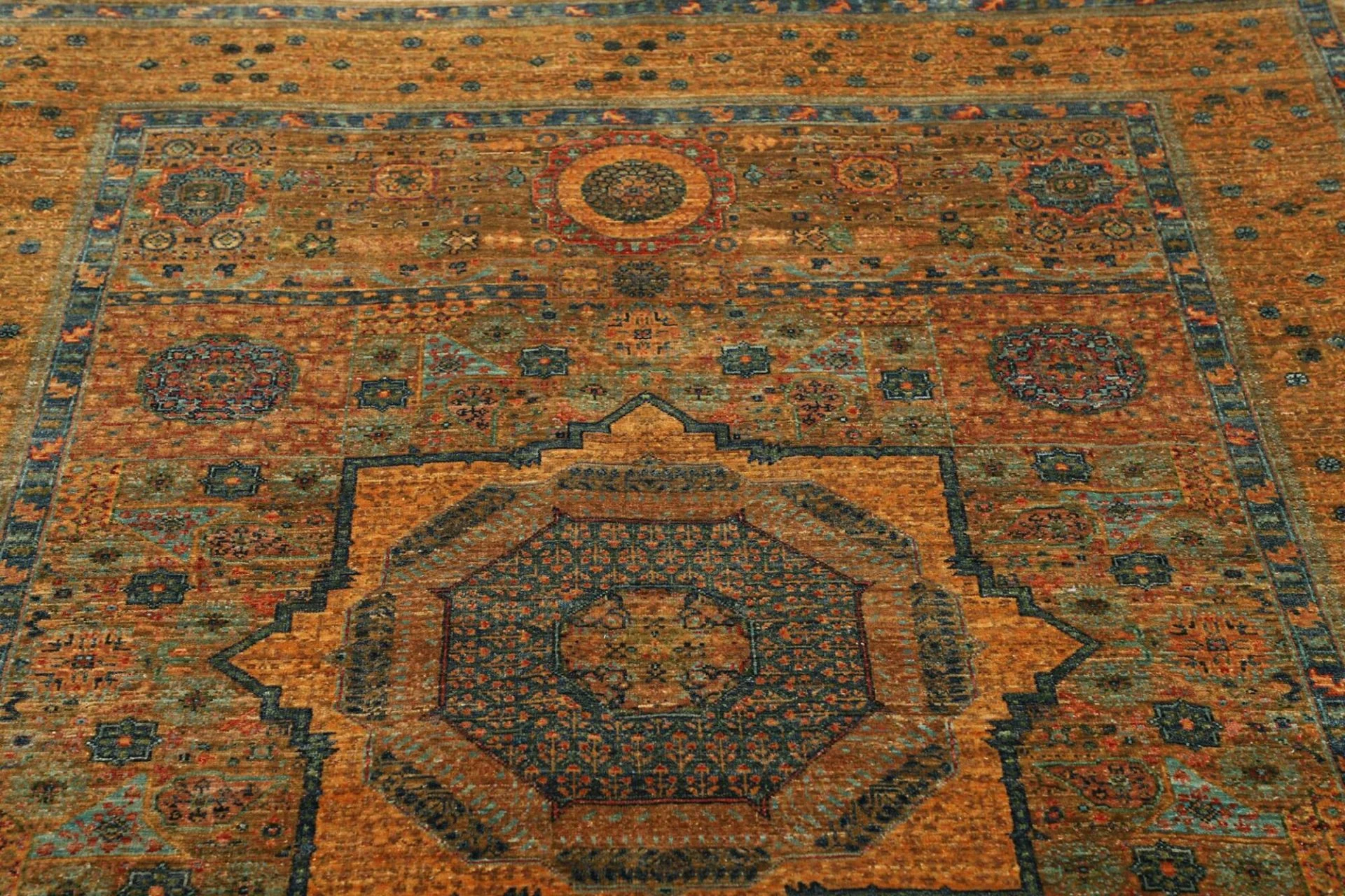 Mamluk Pakistani Rug 155 × 204 cm, Wool, hand-knotted