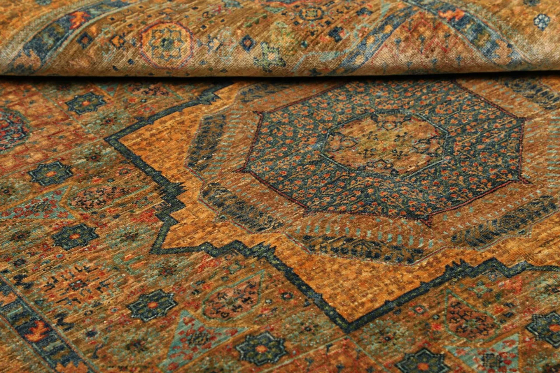 Mamluk Pakistani Rug 155 × 204 cm, Wool, hand-knotted