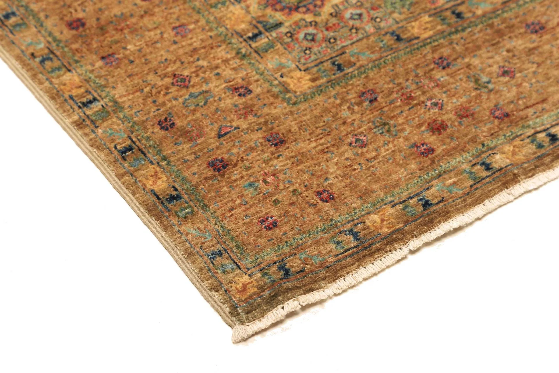 Hand-Knotted Wool Mamluk Pakistani Rug, 149 × 200 cm