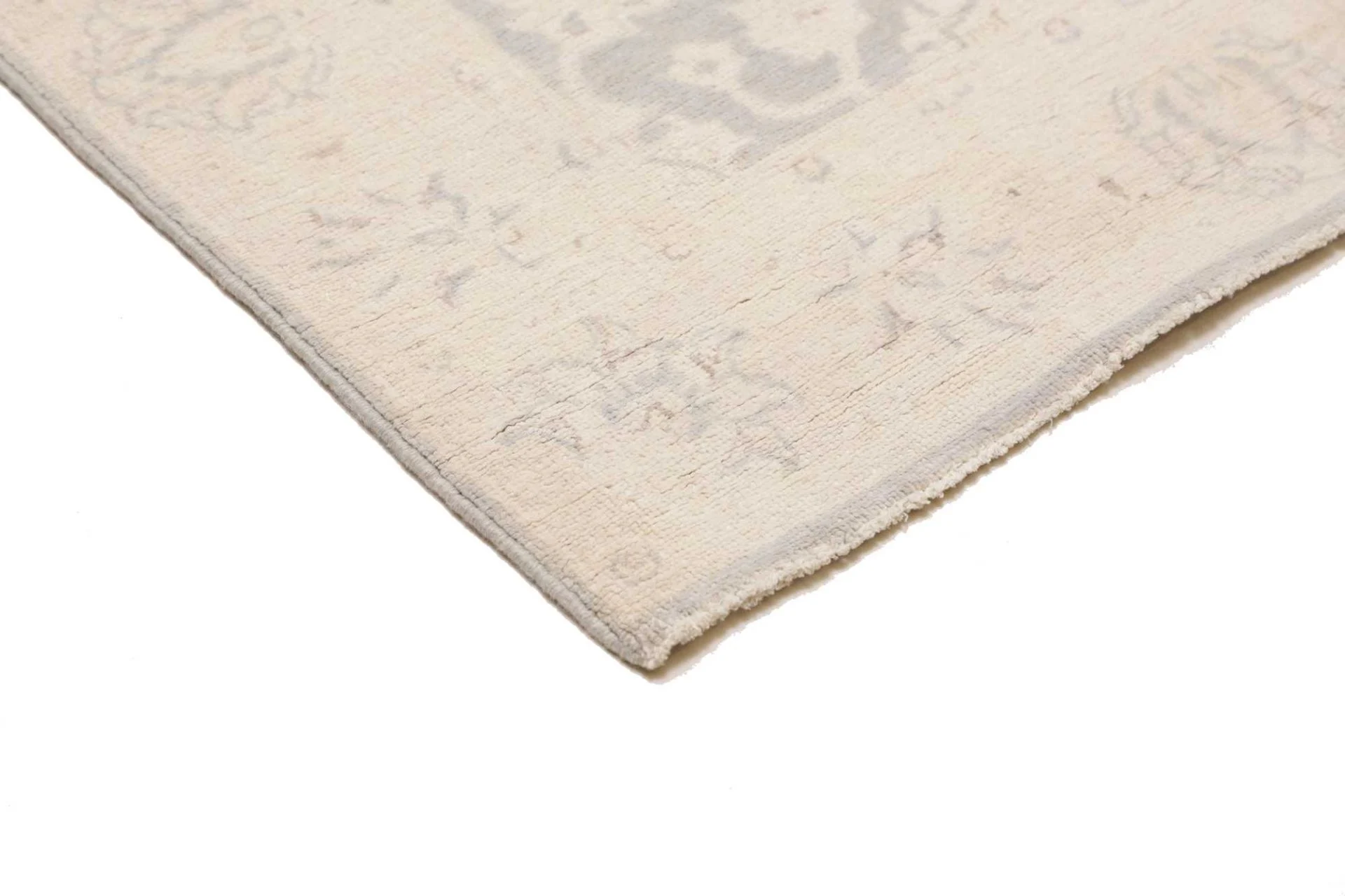 Hand-Knotted Wool Ziegler Pakistani Rug, 87 × 299 cm