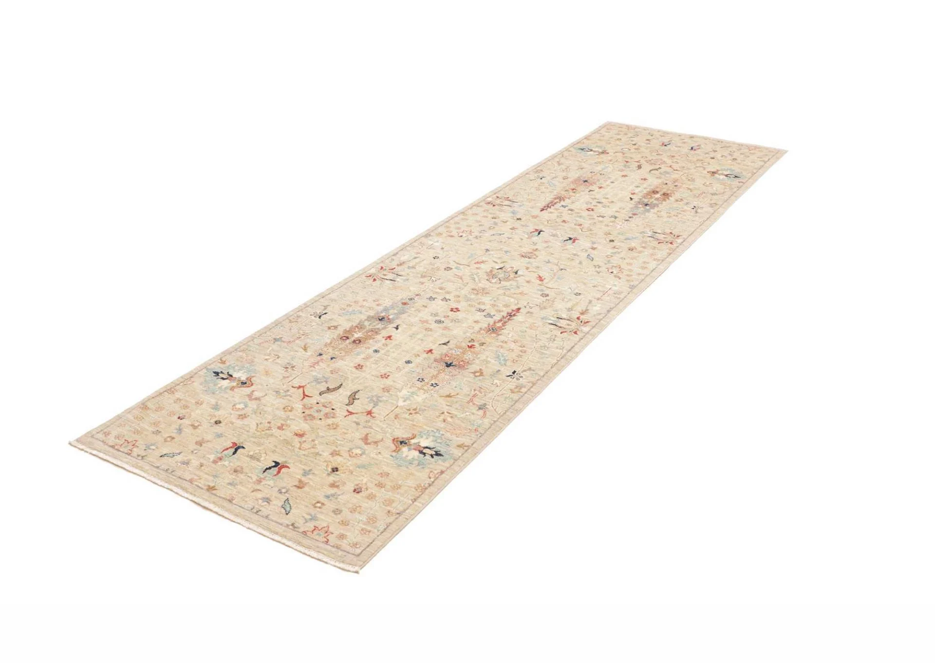 Samarkand Pakistani Rug 84 × 290 cm, Wool, hand-knotted