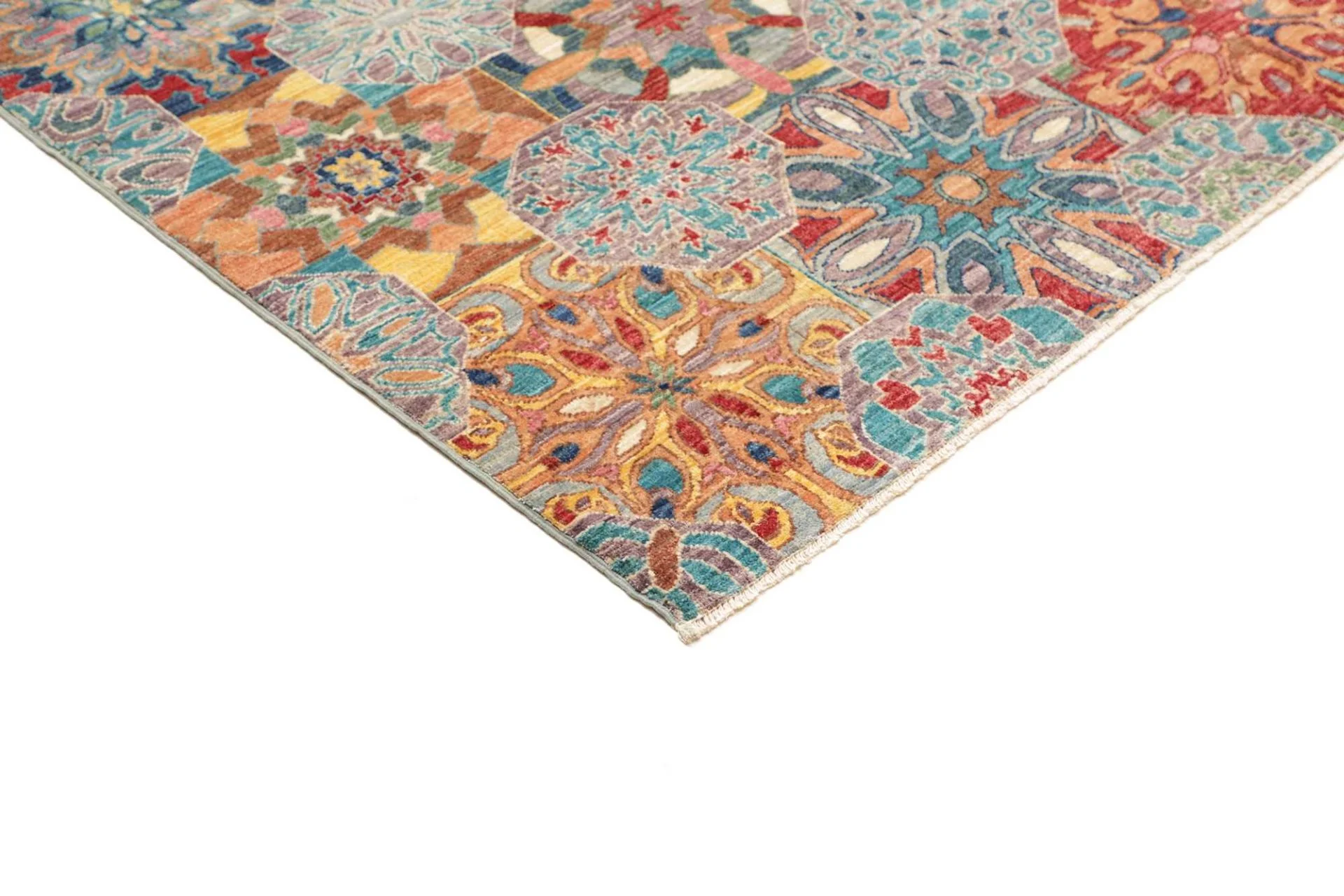 Samarkand Pakistani Rug 168 × 230 cm, Wool, hand-knotted