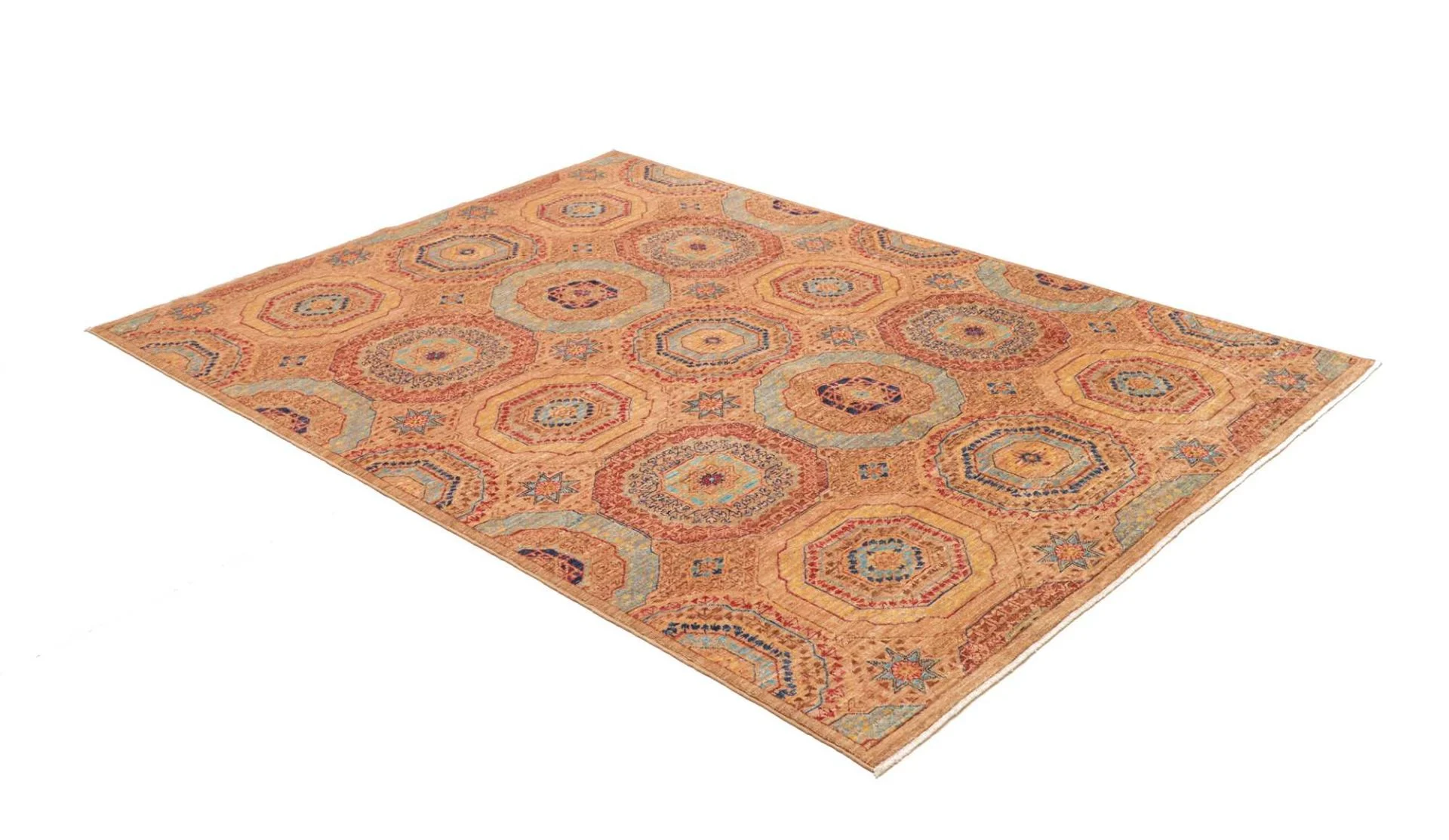 Mamluk Pakistani Rug 149 × 209 cm, Wool, hand-knotted