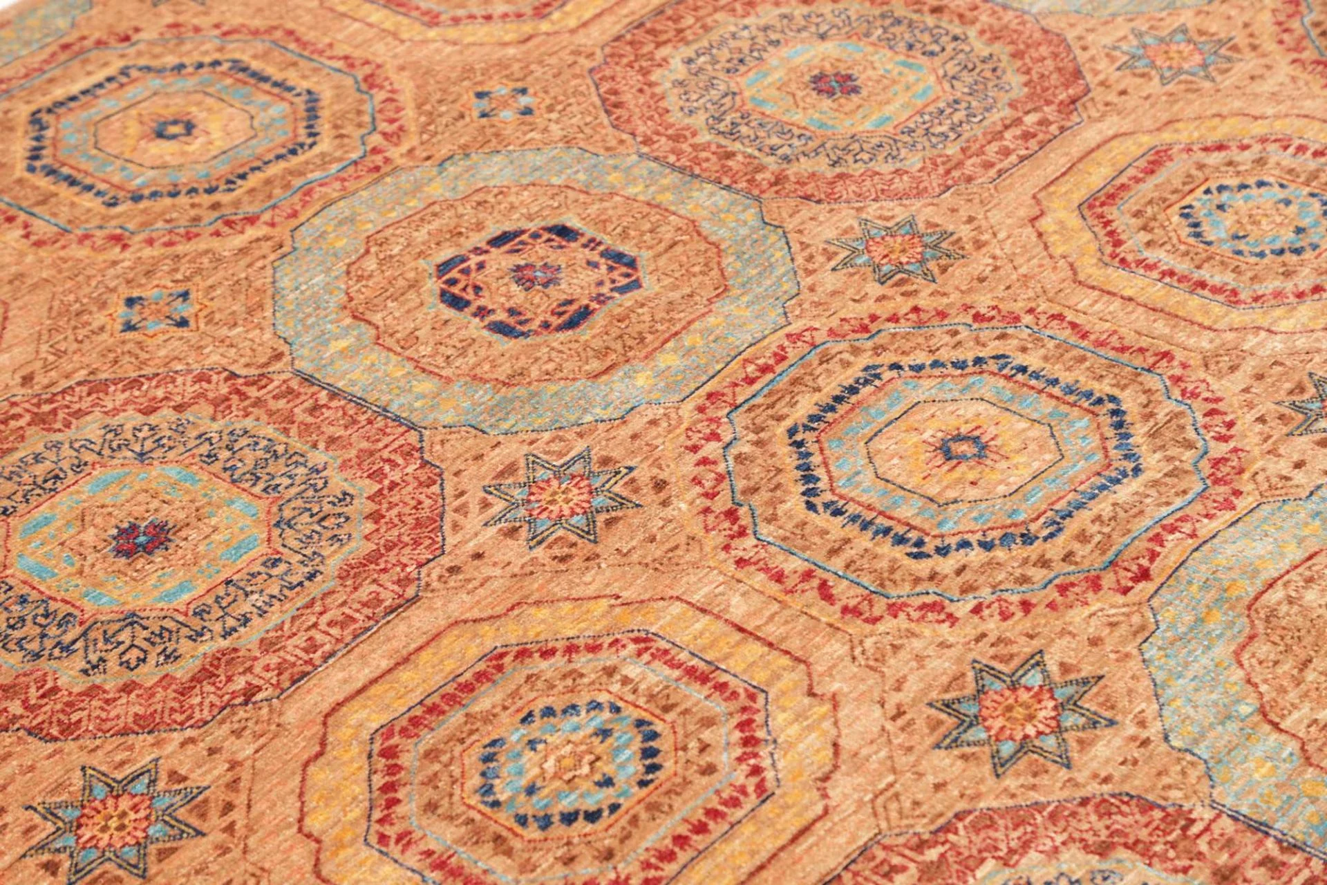 Mamluk Pakistani Rug 149 × 209 cm, Wool, hand-knotted