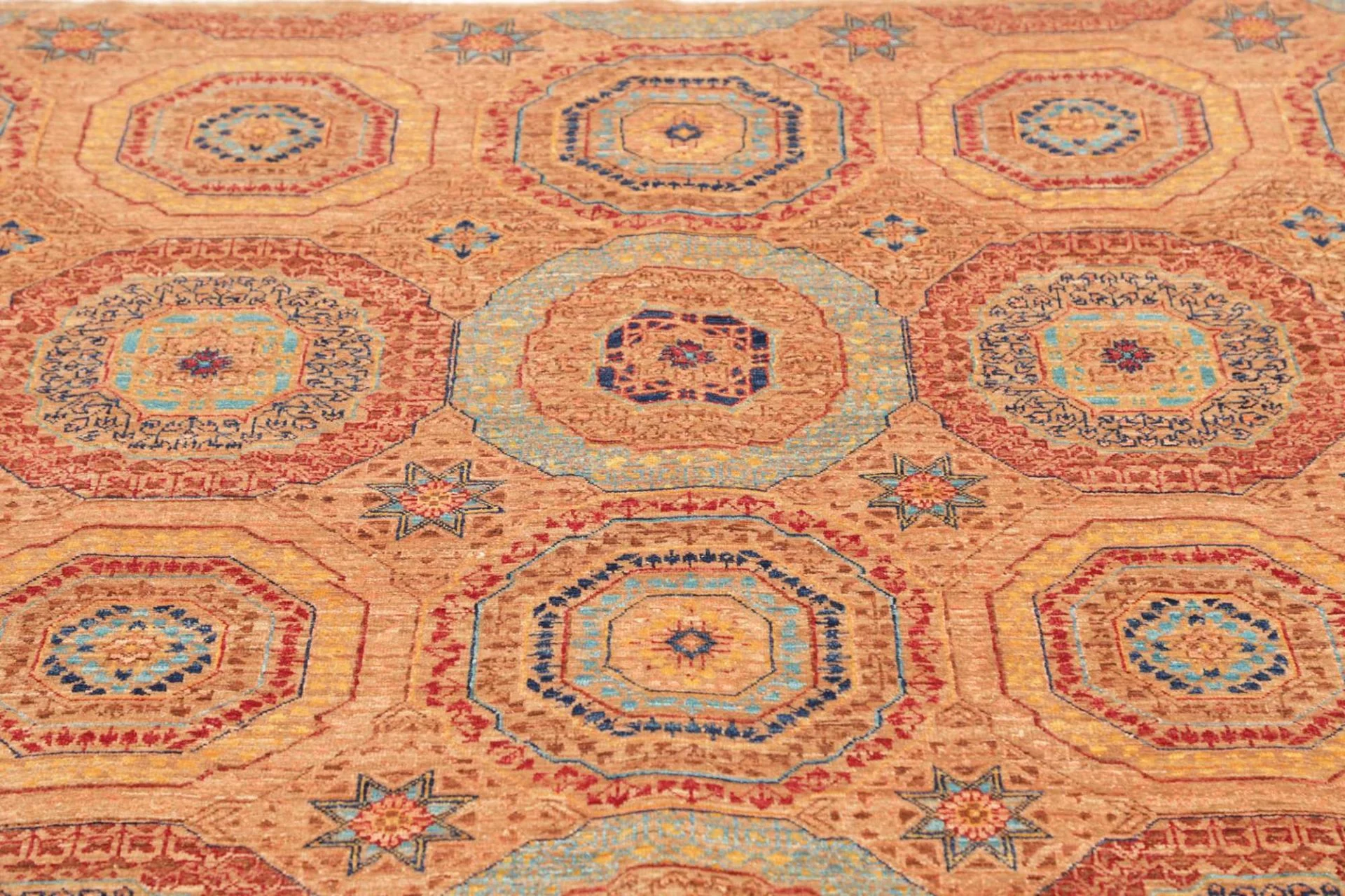 Mamluk Pakistani Rug 149 × 209 cm, Wool, hand-knotted