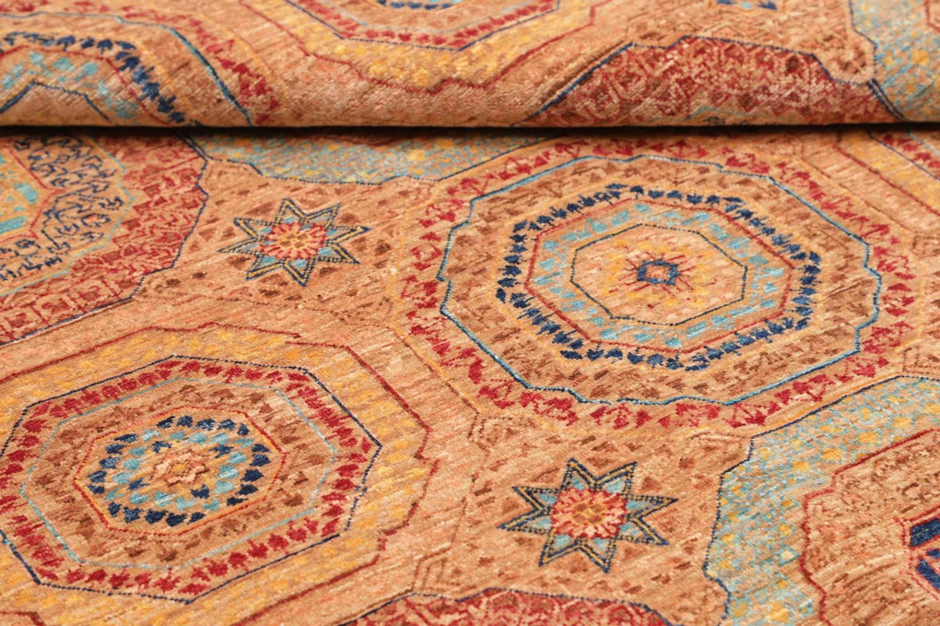 Mamluk Pakistani Rug 149 × 209 cm, Wool, hand-knotted