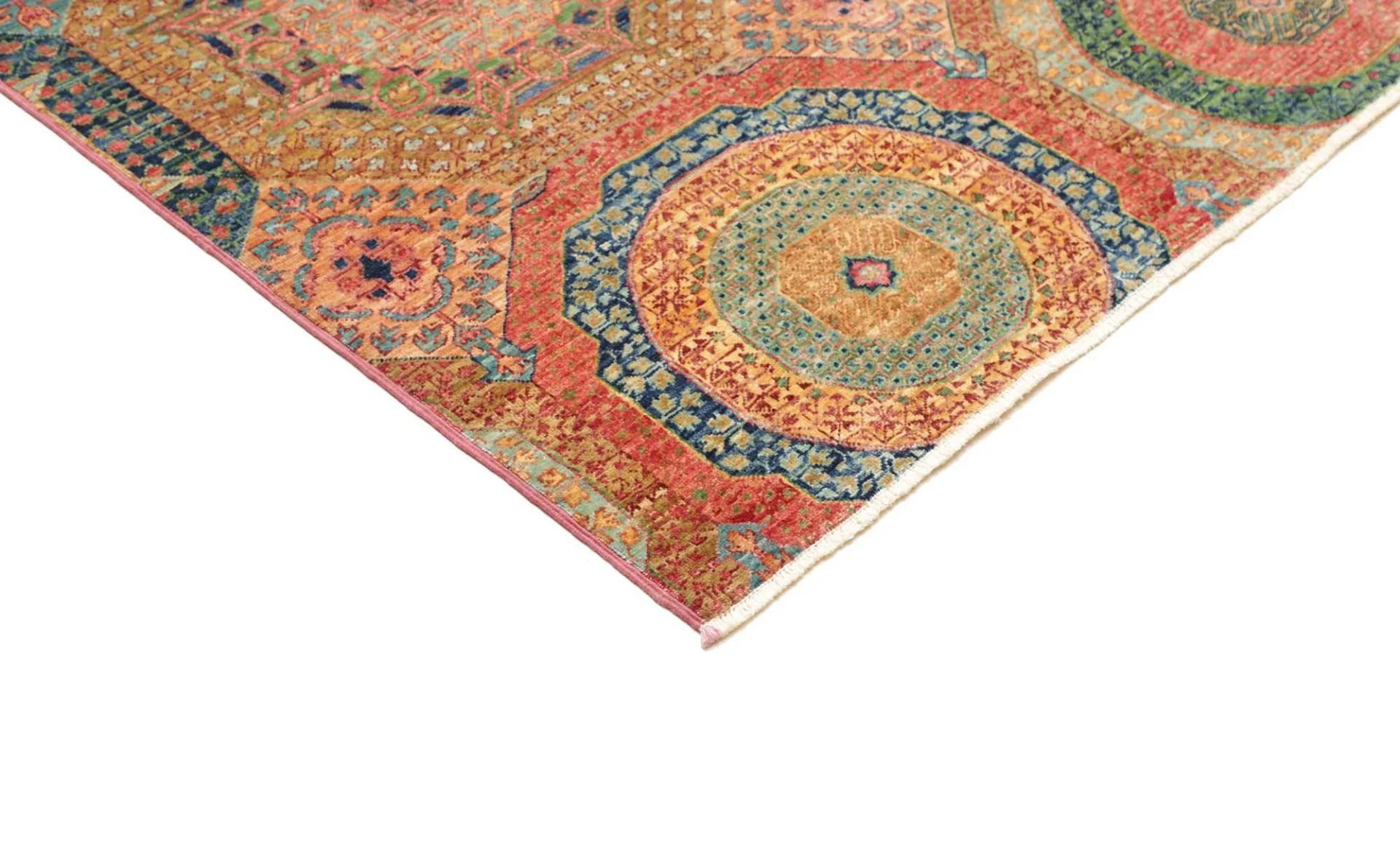 Mamluk Pakistani Rug 169 × 231 cm, Wool, hand-knotted