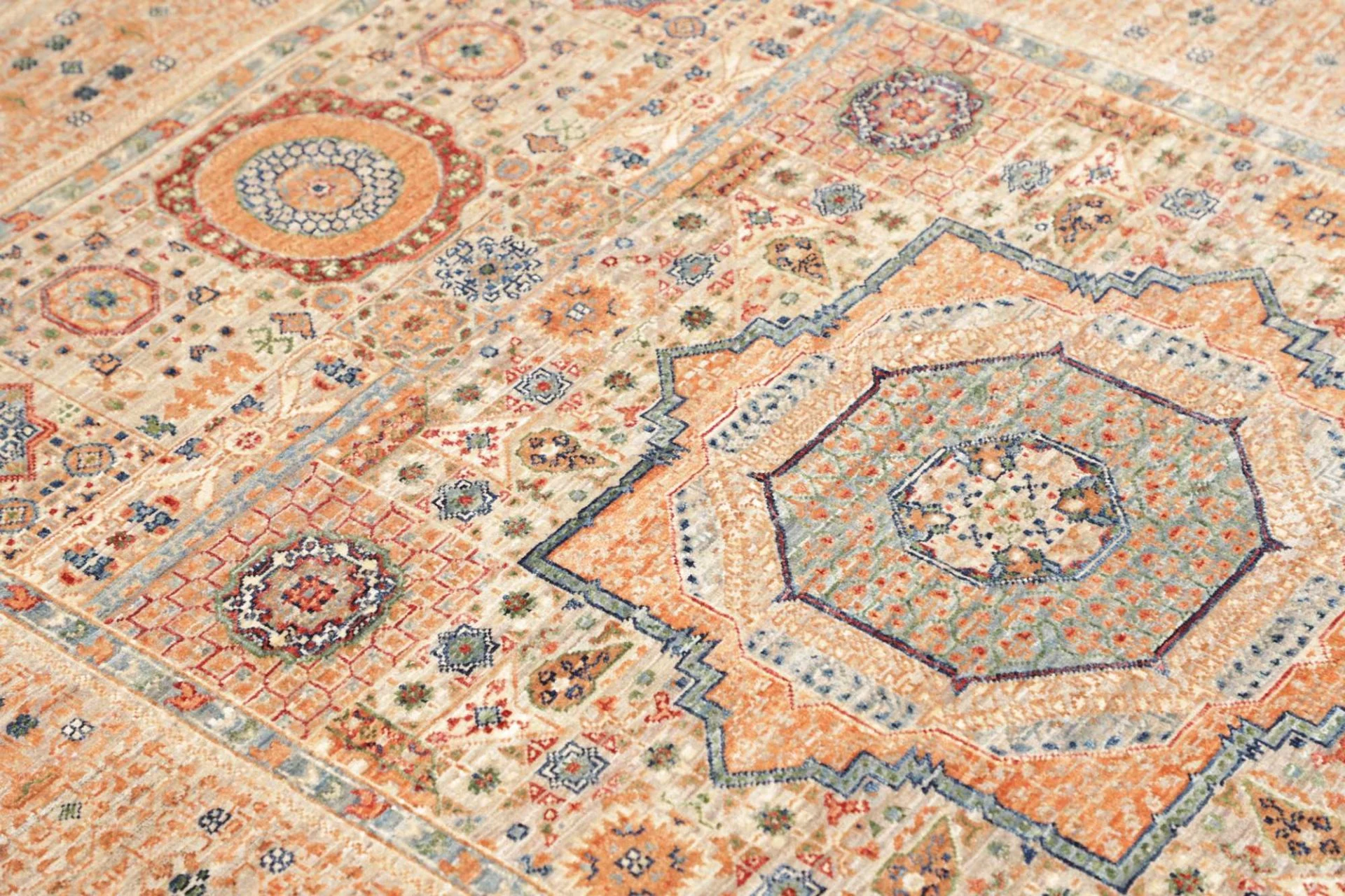 Mamluk Pakistani Rug 124 × 179 cm, Wool, hand-knotted