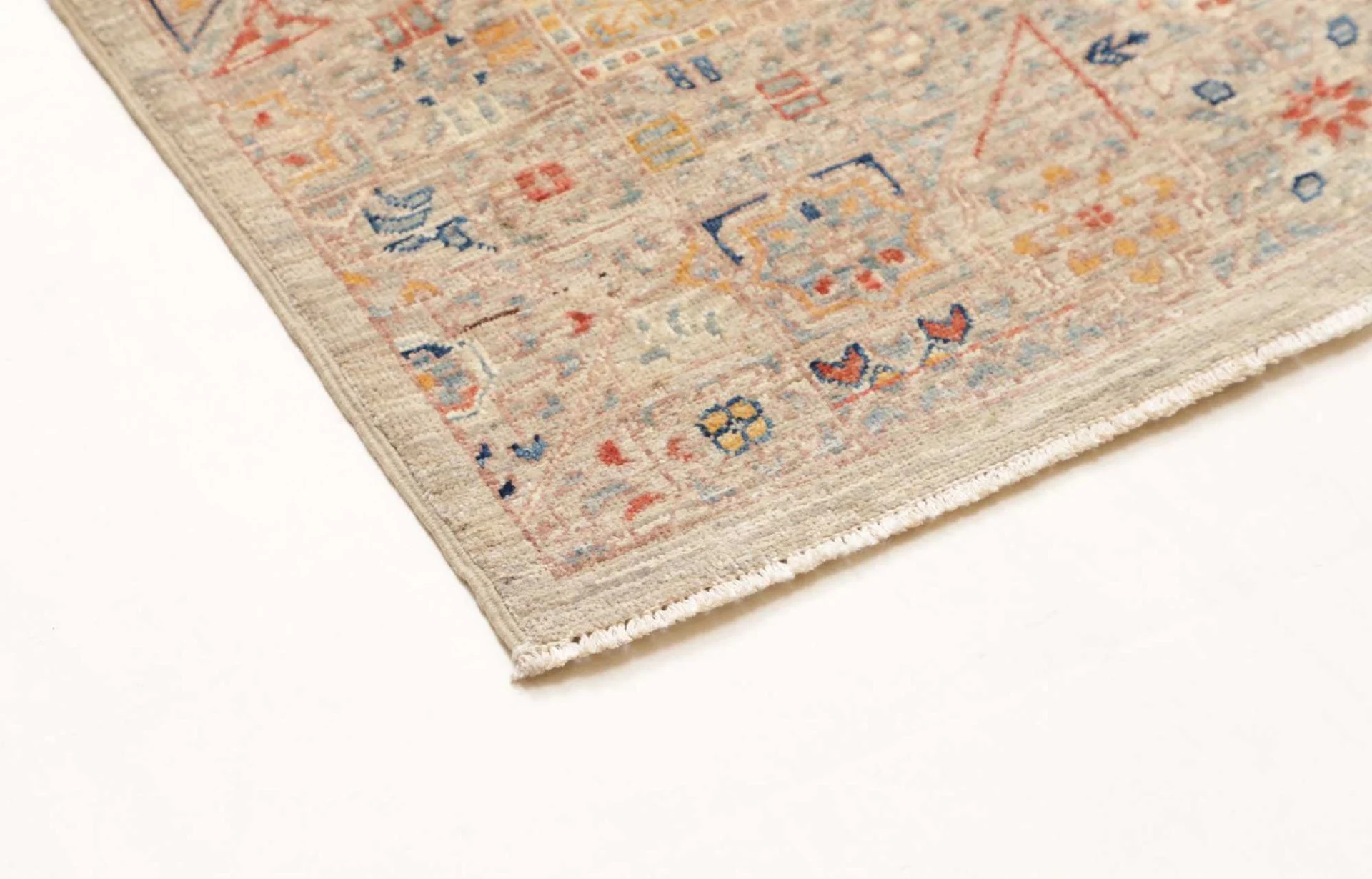 Mamluk Pakistani Rug — hand-knotted, 83 × 344 cm, Wool