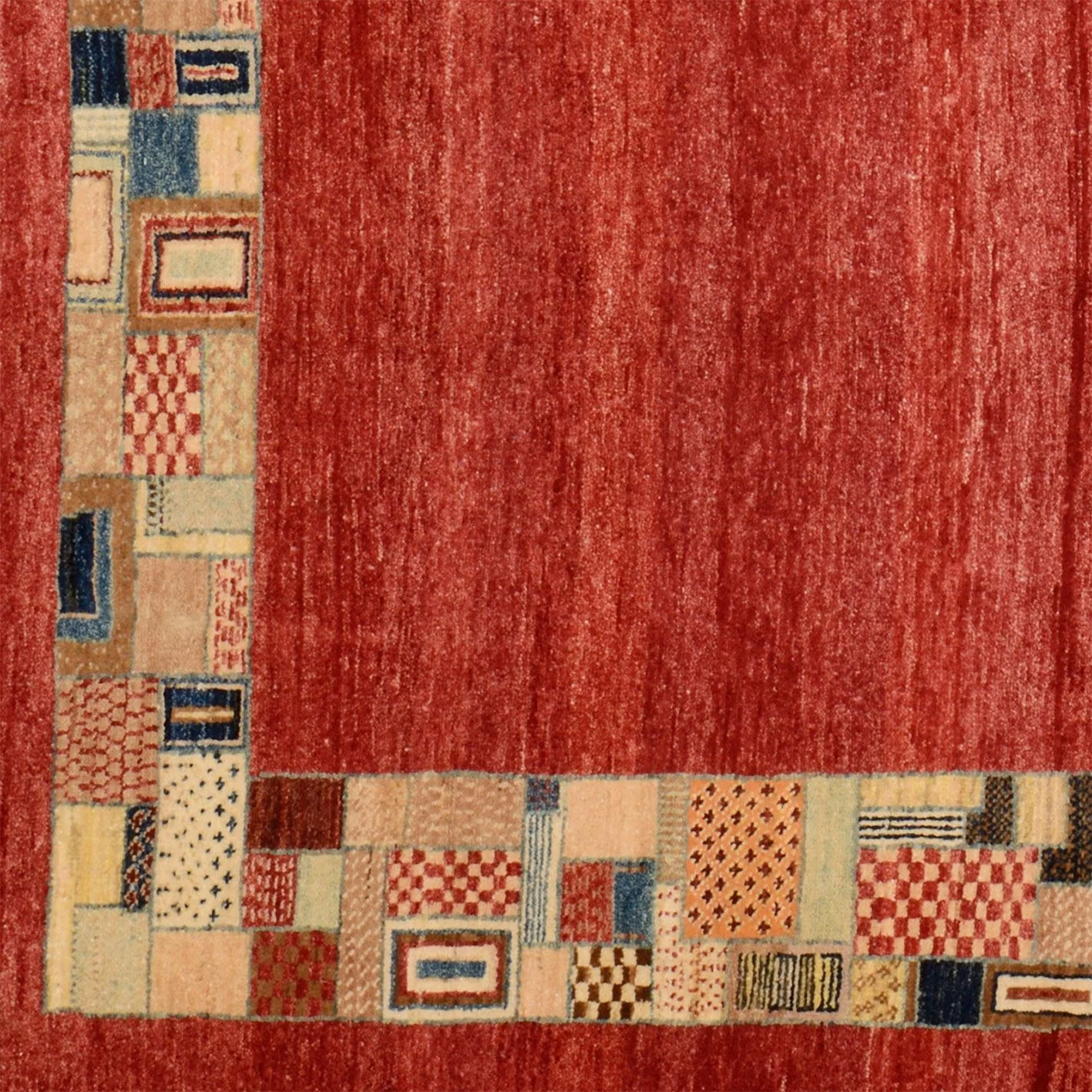 Gabbeh Pakistani Rug — hand-knotted, 142 × 187 cm, Wool