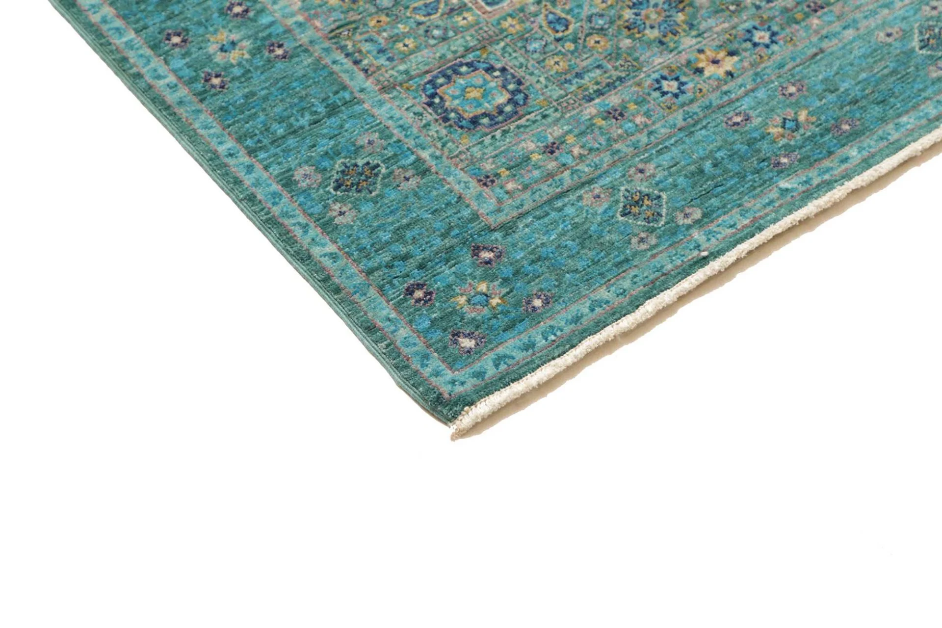Mamluk Pakistani Rug — hand-knotted, 83 × 395 cm, Wool