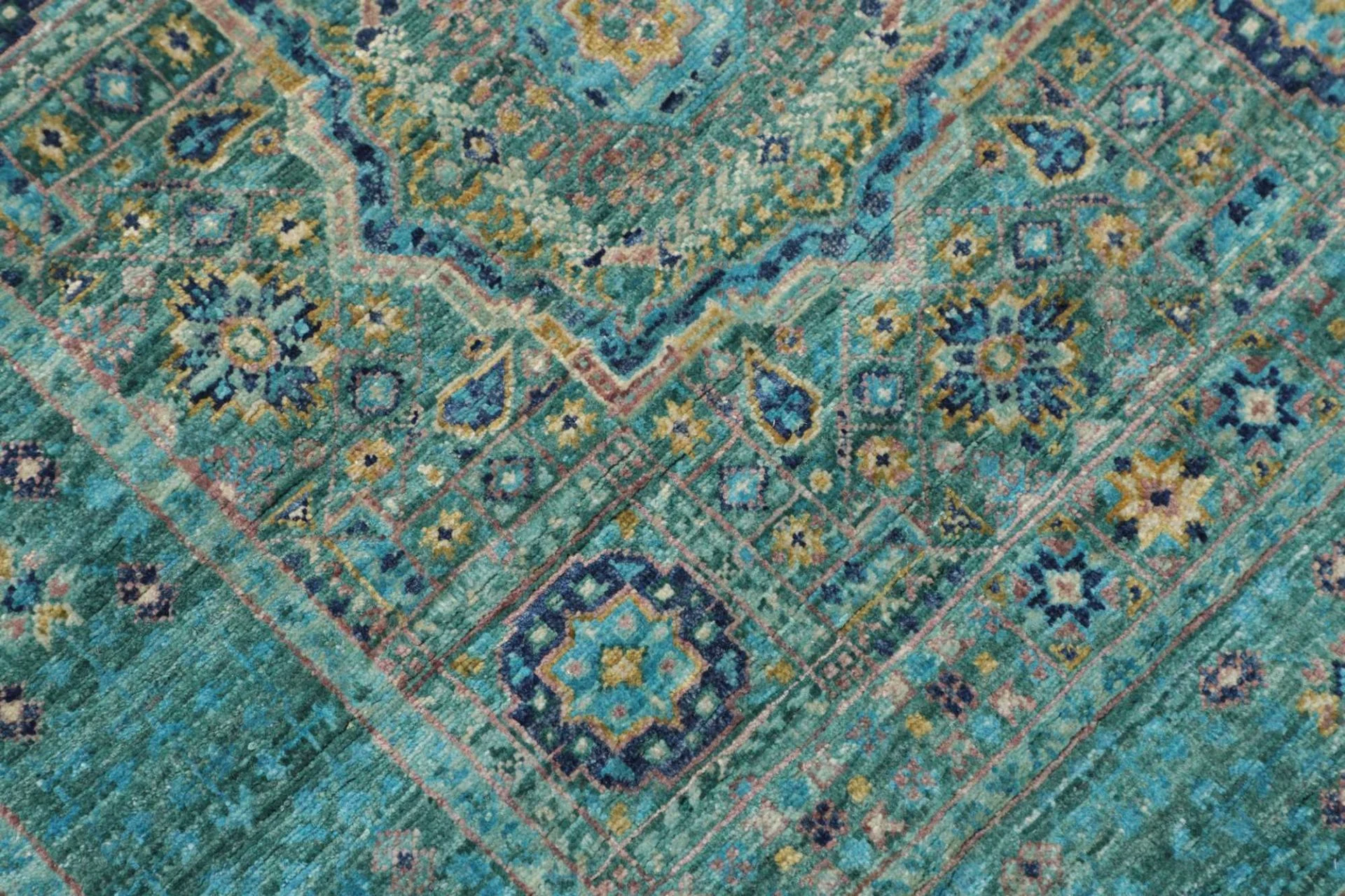 Mamluk Pakistani Rug — hand-knotted, 83 × 395 cm, Wool