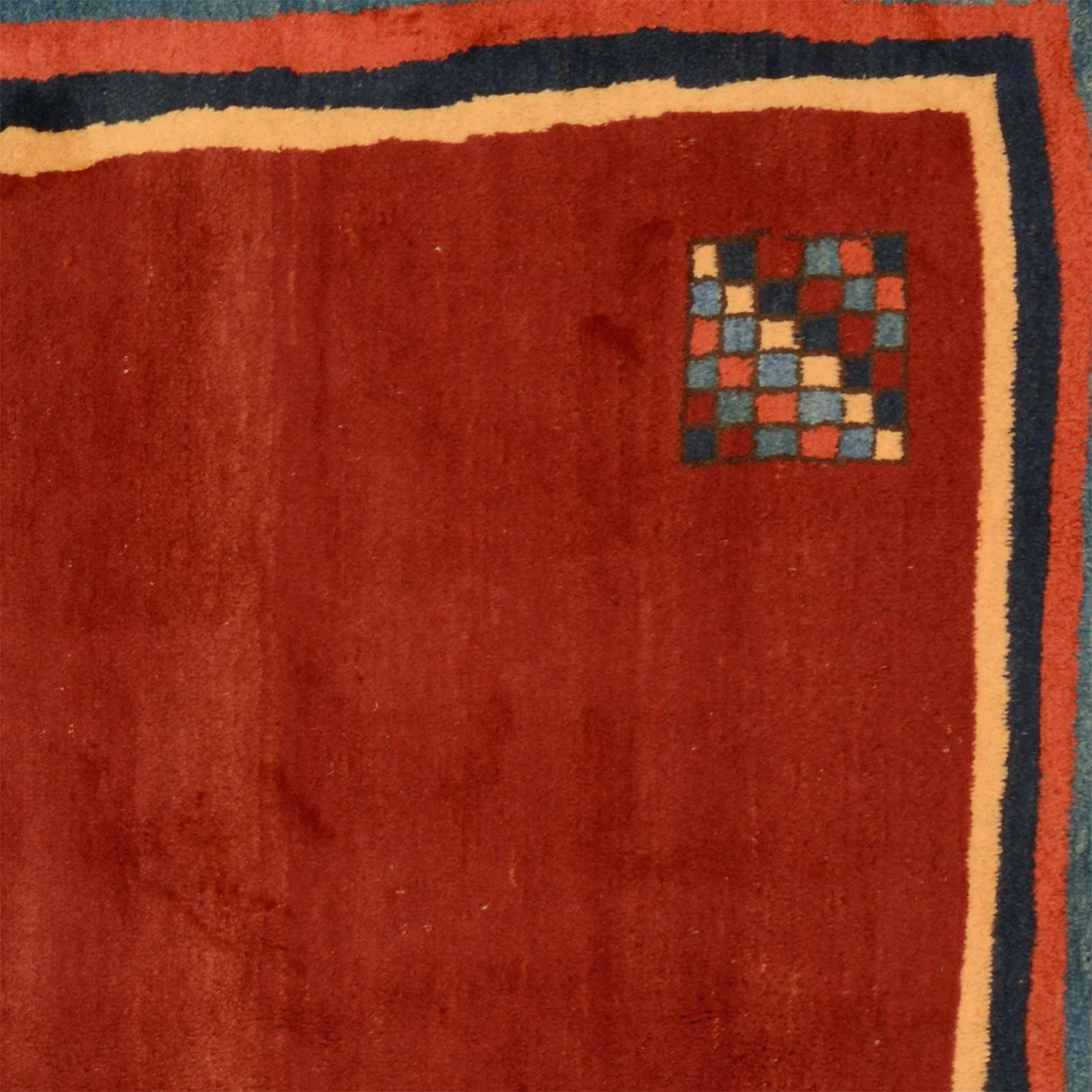 Gabbeh Afghan Rug — hand-knotted, 152 × 191 cm, Wool