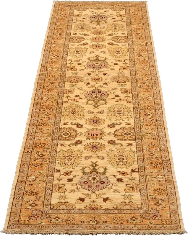 Ziegler Pakistani Rug 80 × 292 cm, Wool, hand-knotted