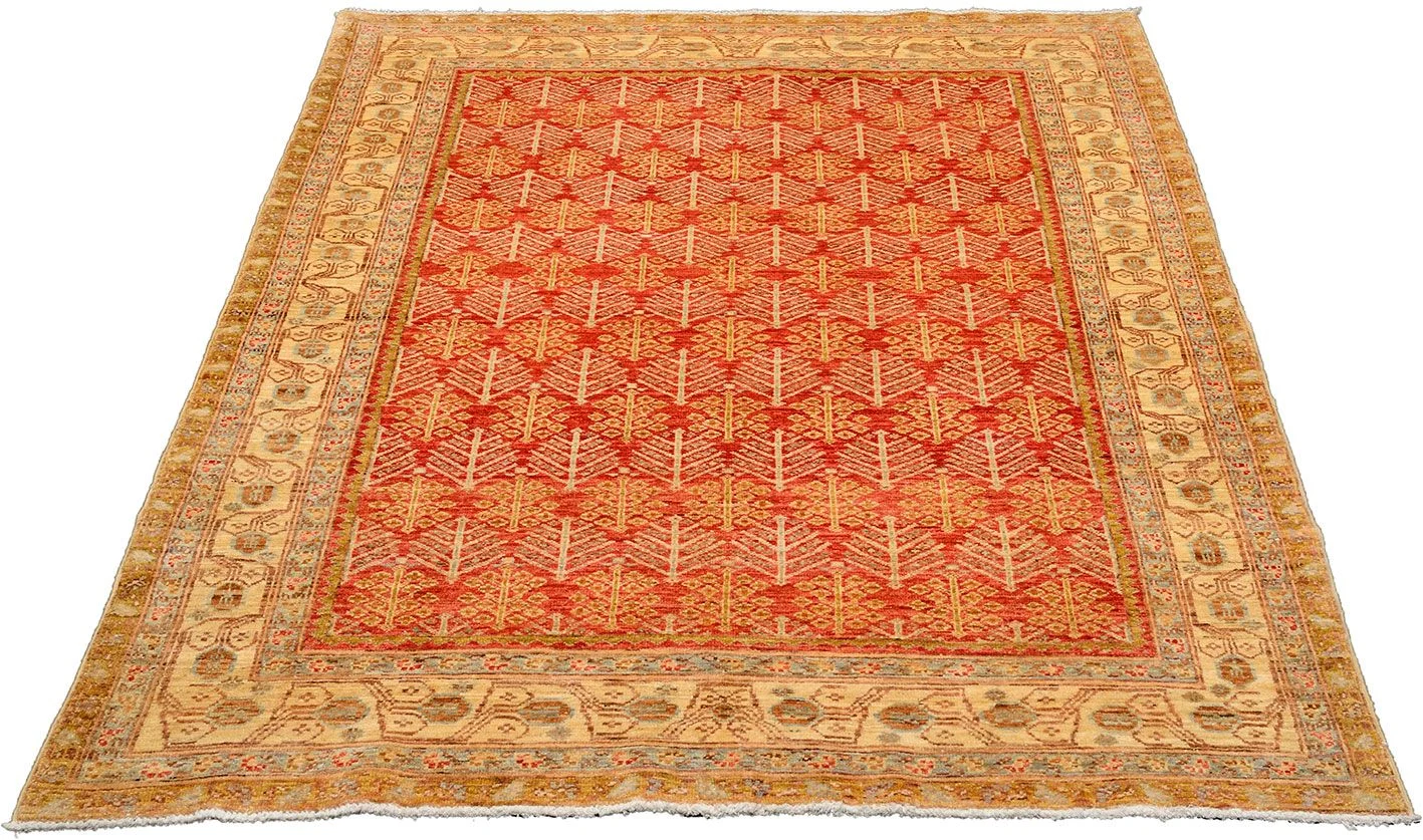orientteppich-ziegler-141-x-206-cm-schurwolle-handgeknupft-4 Ziegler Pakistani Rug — hand-knotted, 141 × 206 cm, Wool