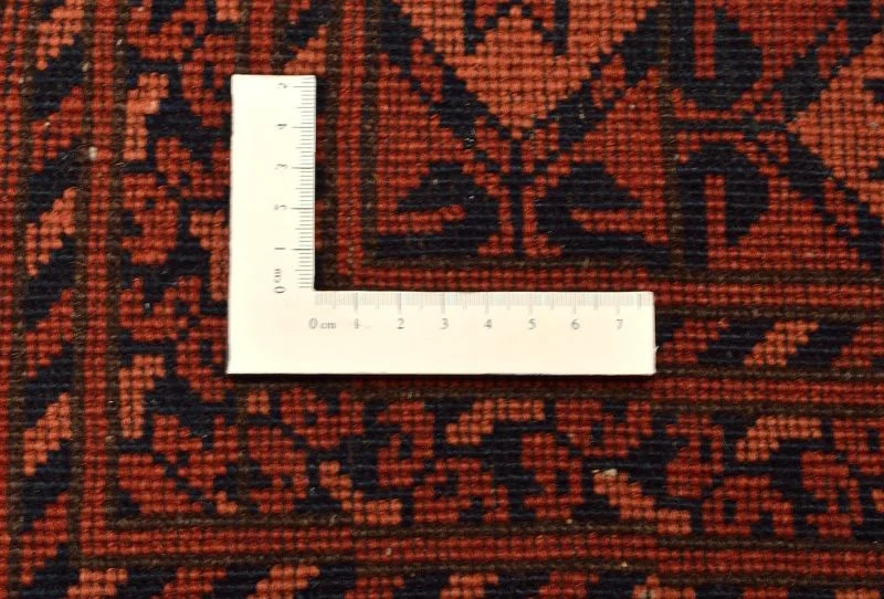 Afghan Rug 198 × 288 cm, Wool, hand-knotted