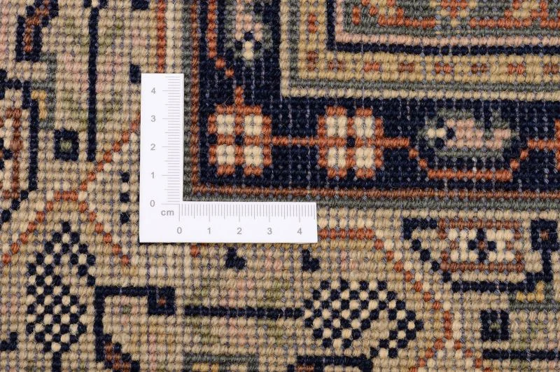orientteppich-mir-199-x-254-cm-schurwolle-handgeknupft-langlebig-2 Hand-Knotted Wool Indian Rug, 199 × 254 cm