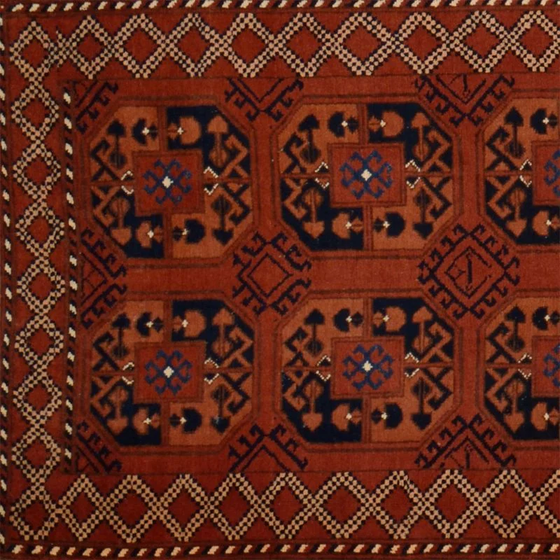 orientteppich-afghan-turkmen-93-x-309-cm-schurwolle-handgeknupft-3 Turkmen Afghan Rug 93 × 309 cm, Wool, hand-knotted