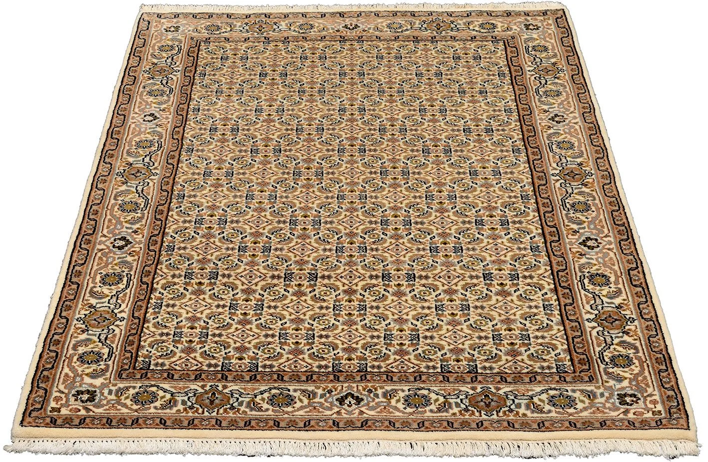 orientteppich-bidjar-121-x-183-cm-schurwolle-seide-handgeknupft-3 Bijar Indian Rug — hand-knotted, 121 × 183 cm, Wool & Silk