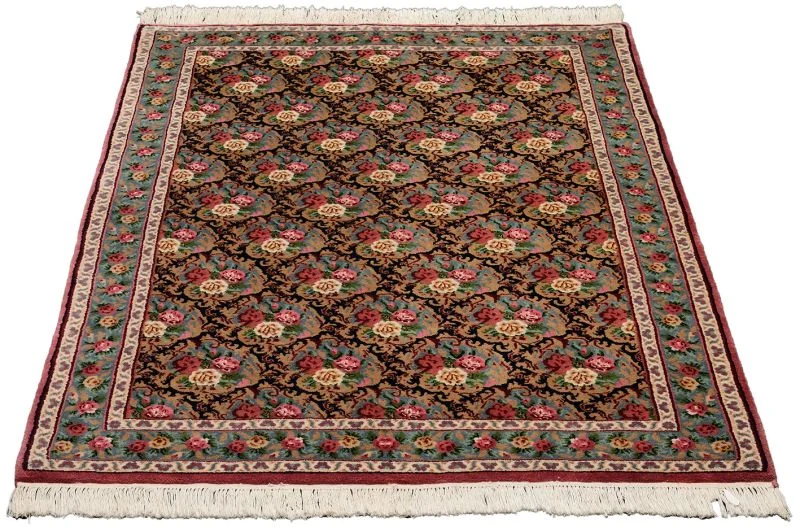 orientteppich-kirman-122-x-179-cm-schurwolle-handgeknupft-1 Hand-Knotted Wool Kerman Indian Rug, 122 × 179 cm
