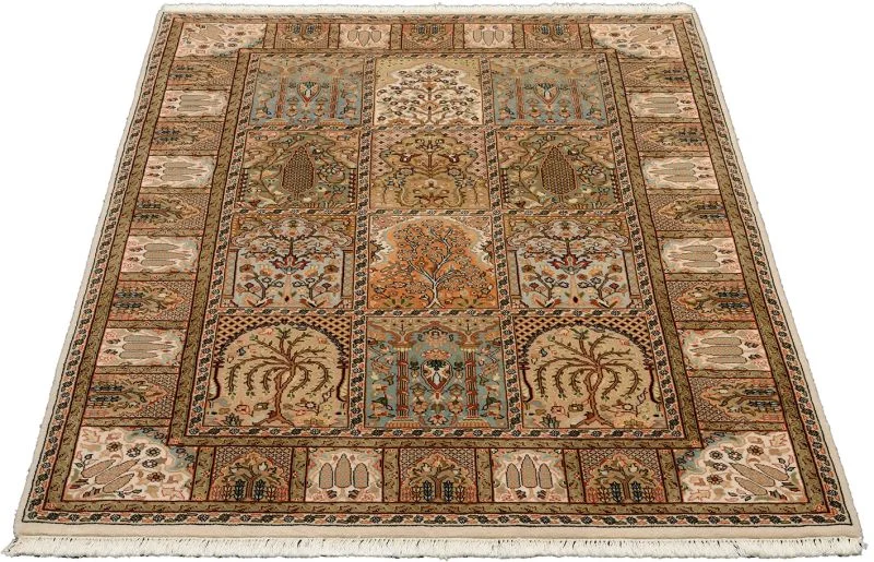 orientteppich-bachtiar-121-x-181-cm-schurwolle-handgeknupft-1 Hand-Knotted Wool Bakhtiari Indian Rug, 121 × 181 cm