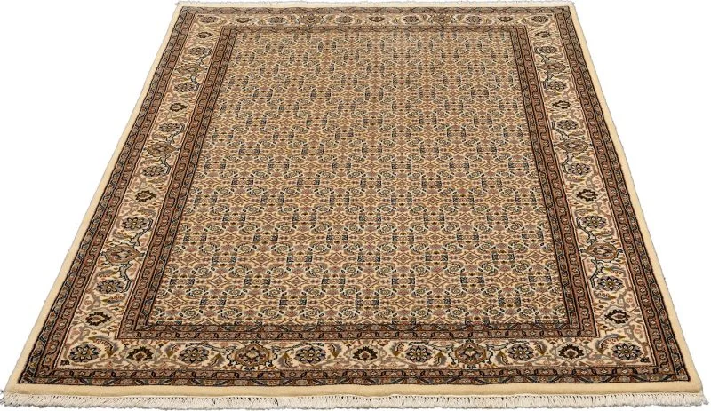 orientteppich-tabriz-161-x-236-cm-schurwolle-handgeknupft-1 Hand-Knotted Wool Tabriz Indian Rug, 161 × 236 cm