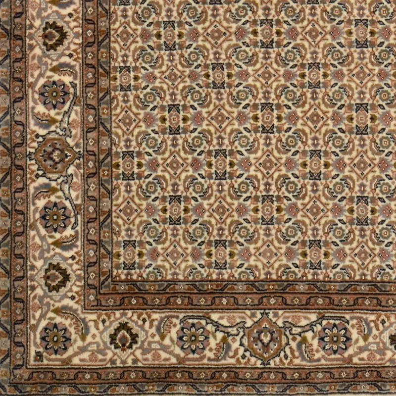 orientteppich-tabriz-161-x-236-cm-schurwolle-handgeknupft-3 Hand-Knotted Wool Tabriz Indian Rug, 161 × 236 cm