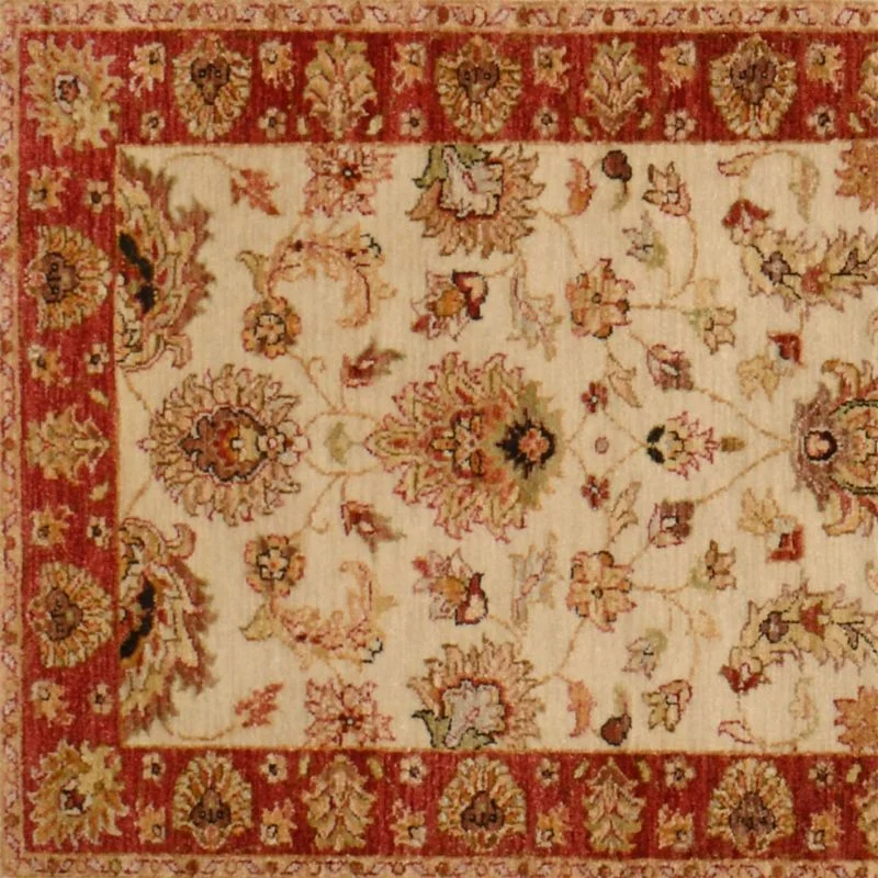 orientteppich-ziegler-farahan-86-x-298-cm-schurwolle-handgeknupft-3 Hand-Knotted Wool Ziegler Pakistani Rug, 86 × 298 cm