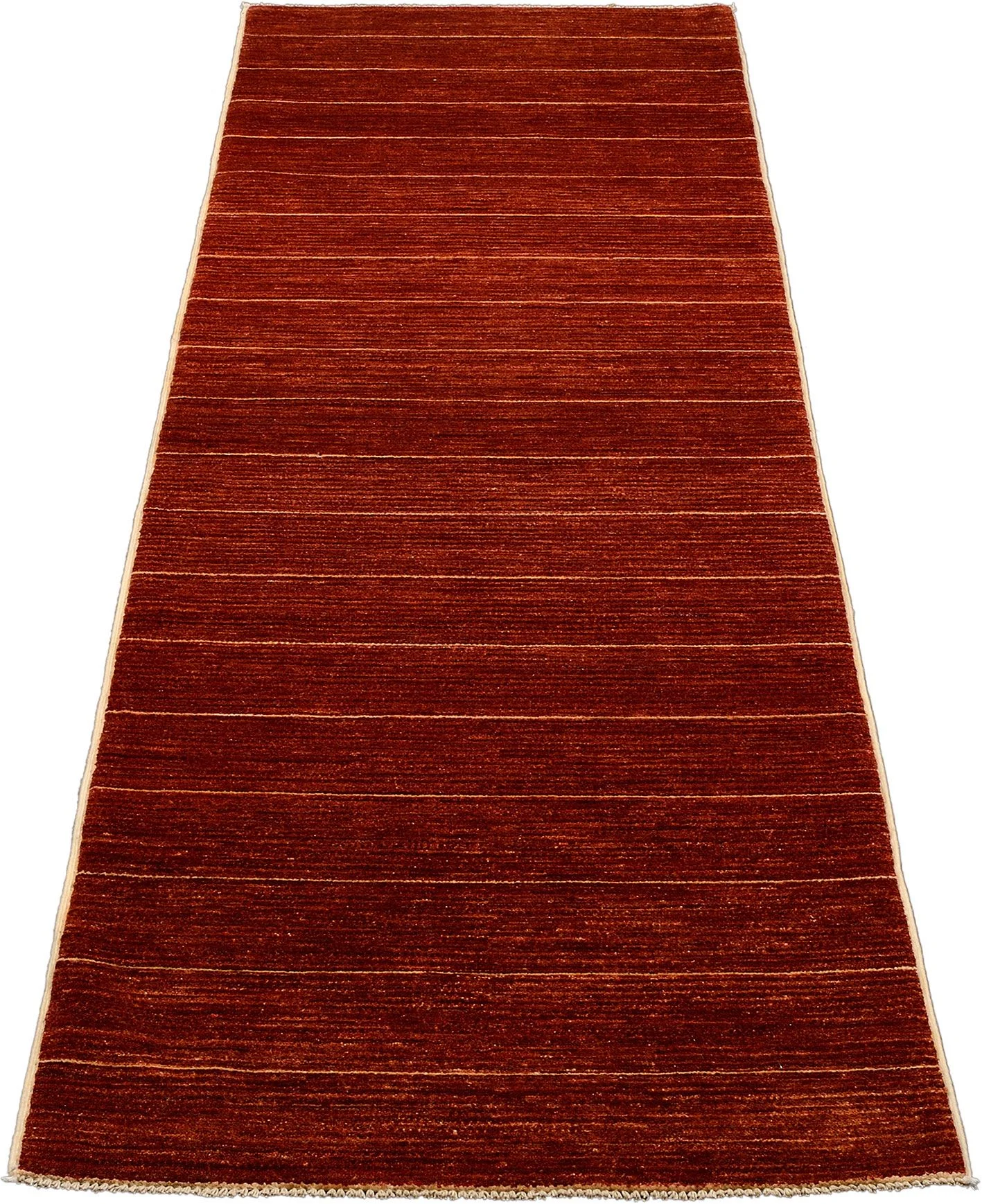 Hand-Knotted Wool Gabbeh Pakistani Rug, 81 × 300 cm
